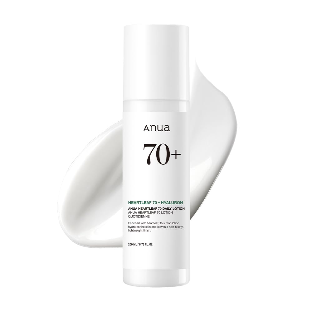 Anua Heartleaf Daily Lotion, 6.76 fl.oz | Lightweight Face Moisturizer with Hyaluronic Acid, Gentle & Calming Face Cream for Soothing, Hydration, & Moisture Barrier