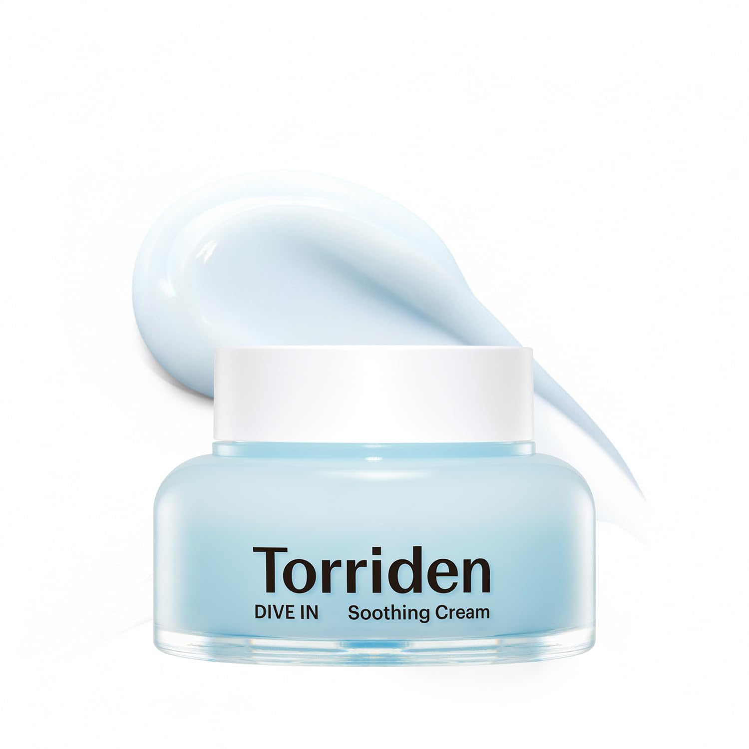 Torriden DIVE IN Hyaluronic Acid Soothing Cream 100ml (3.38 fl. oz) | Revitalizing Facial Moisturizer for Sensitive and Dry Skin | Hyaluronic Acid, Panthenol, Allantoin