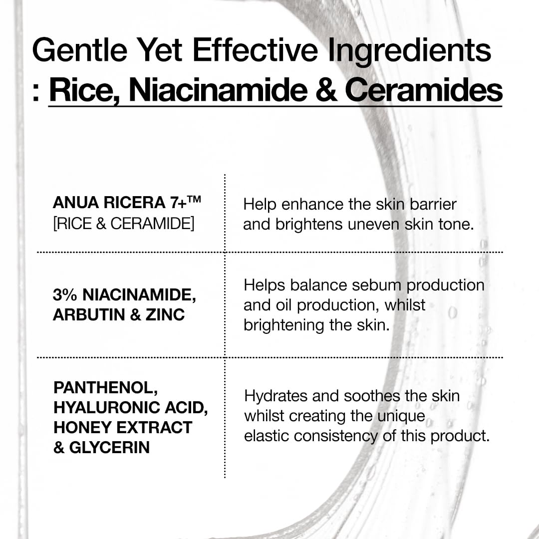 Anua Rice Ceramide 7 Hydrating Barrier Serum, 1.69 fl oz