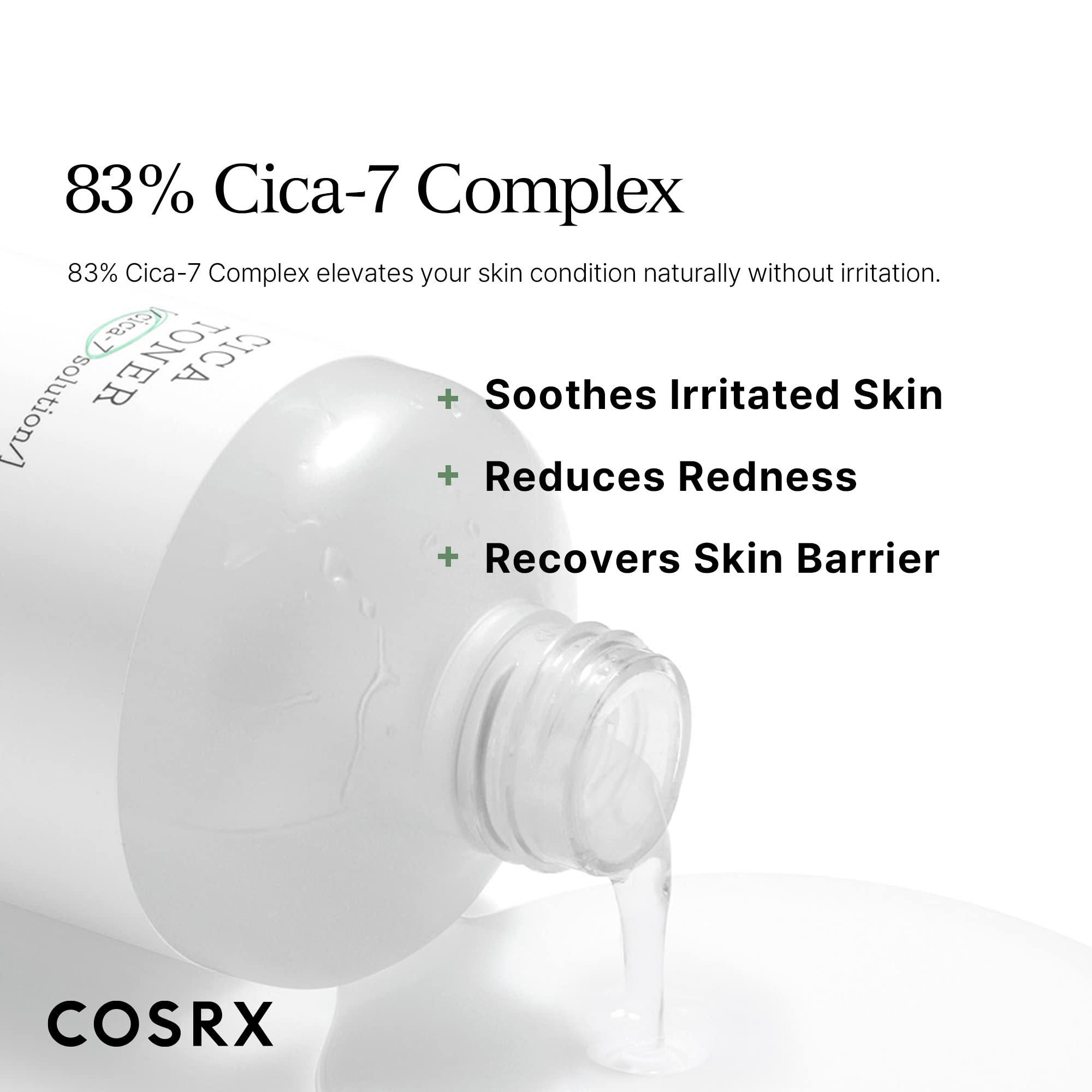 COSRX Pure Fit CICA Soothing Toner for Sensitive Skin, 5.07 fl.oz
