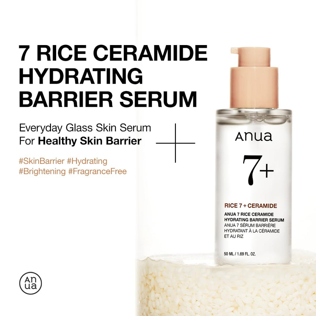 Anua Rice Ceramide 7 Hydrating Barrier Serum, 1.69 fl oz