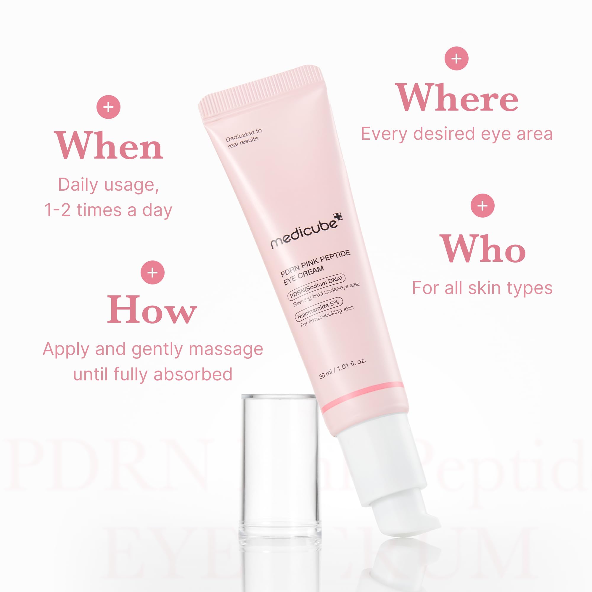 medicube Eye Serum with Salmon DNA PDRN & Pink Peptides