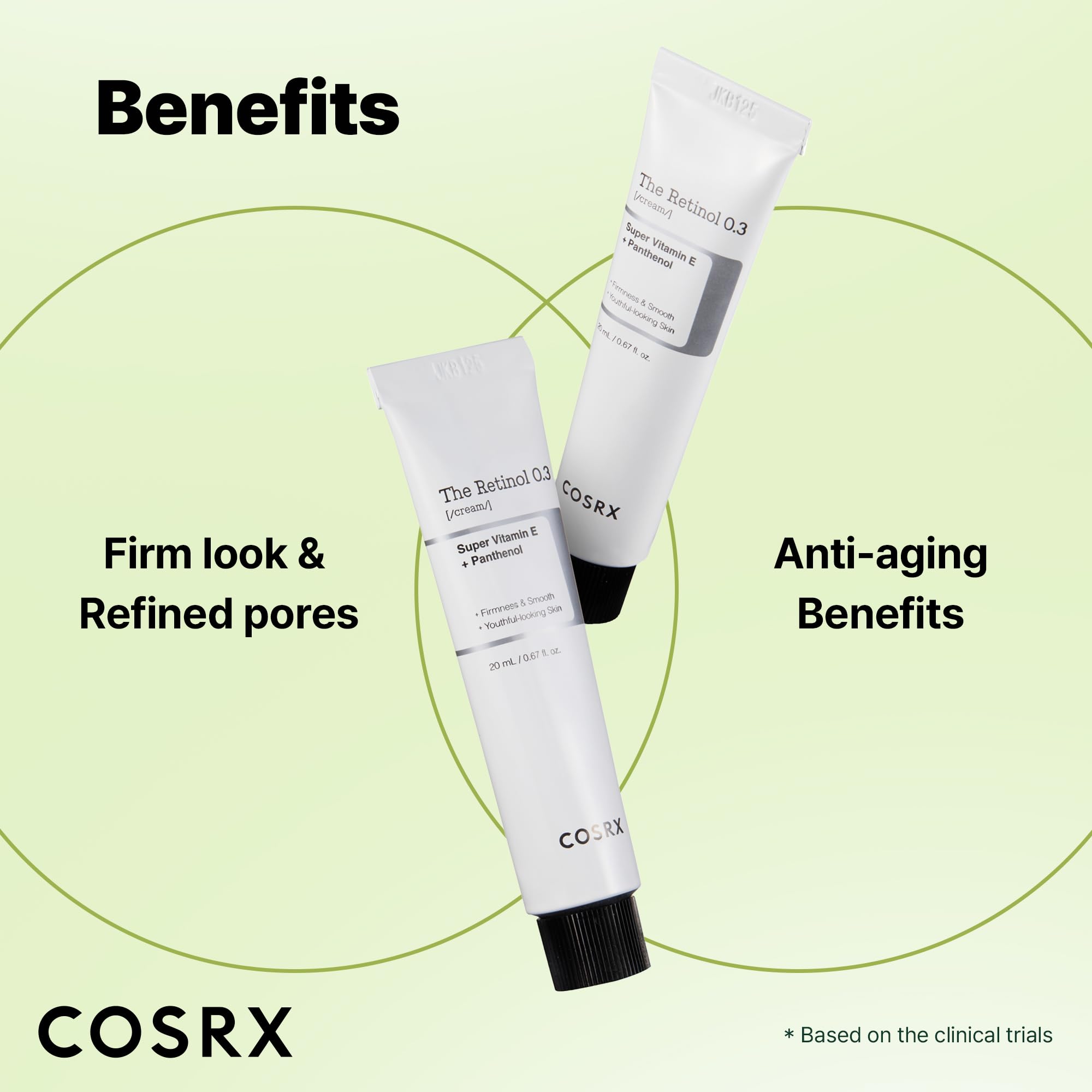 COSRX Retinol 0.3% Cream, Anti-Aging Eye & Neck Cream (0.67 fl.oz)
