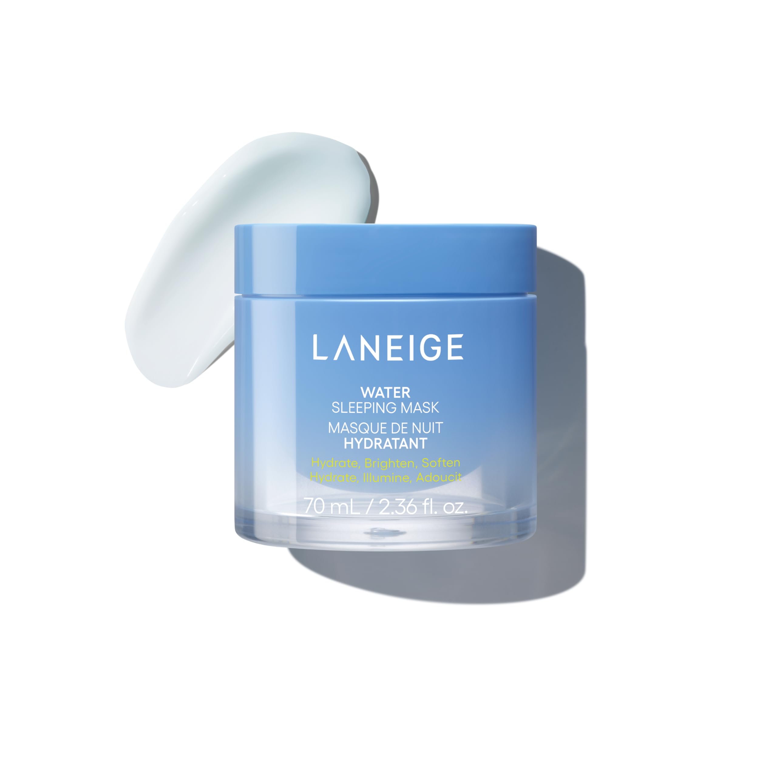 LANEIGE Water Sleeping Mask: Hydrating Korean Overnight Face Mask with Hyaluronic Acid Blend & Niacinamide, for Deep Hydration, Glowing Skin & Barrier Support | Korean Skin Care