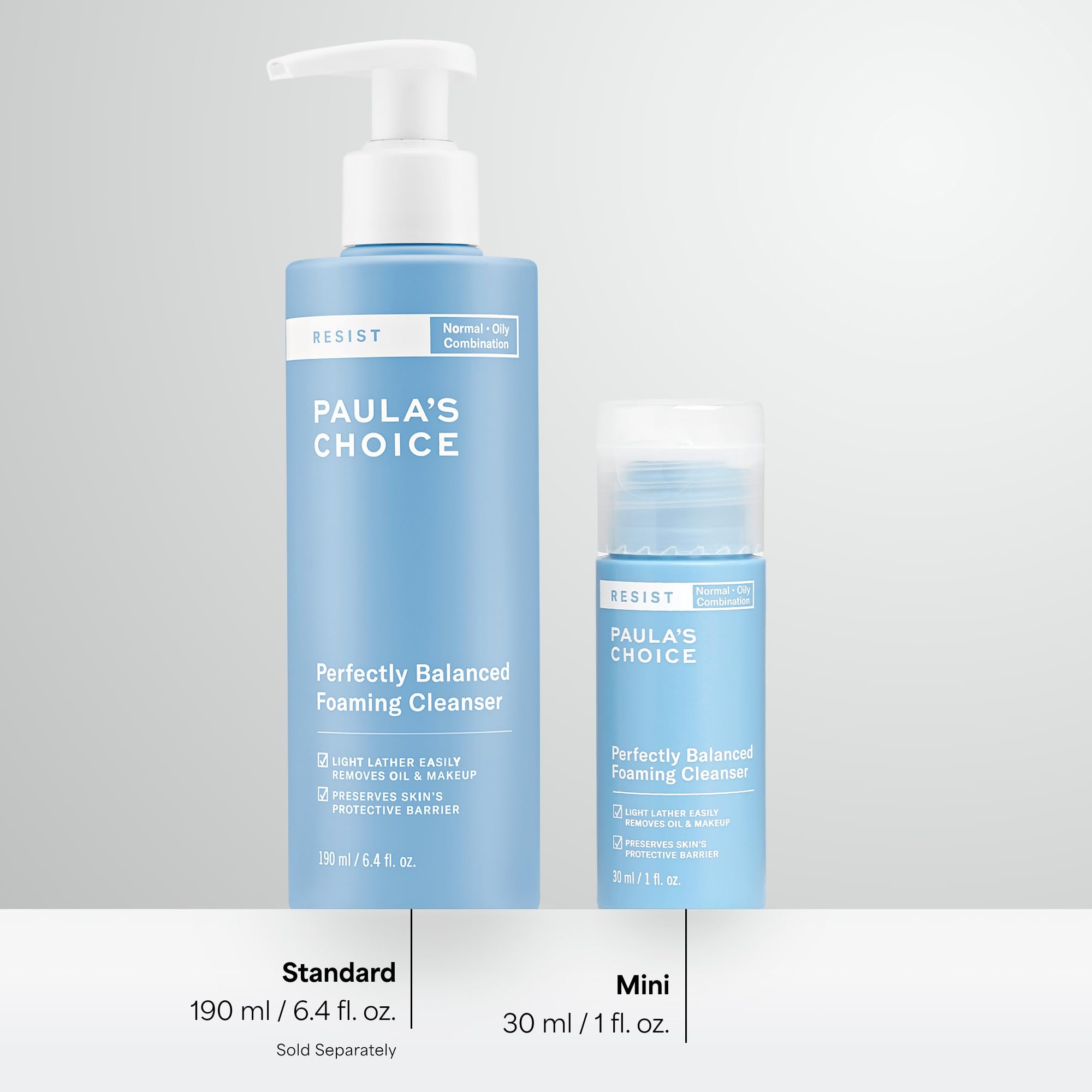 Paula's Choice RESIST Perfectly Balanced Foaming Facial Cleanser | Anti-Aging Face Wash with Hyaluronic Acid & Aloe for Large Pores & Oily Skin, Fragrance-Free