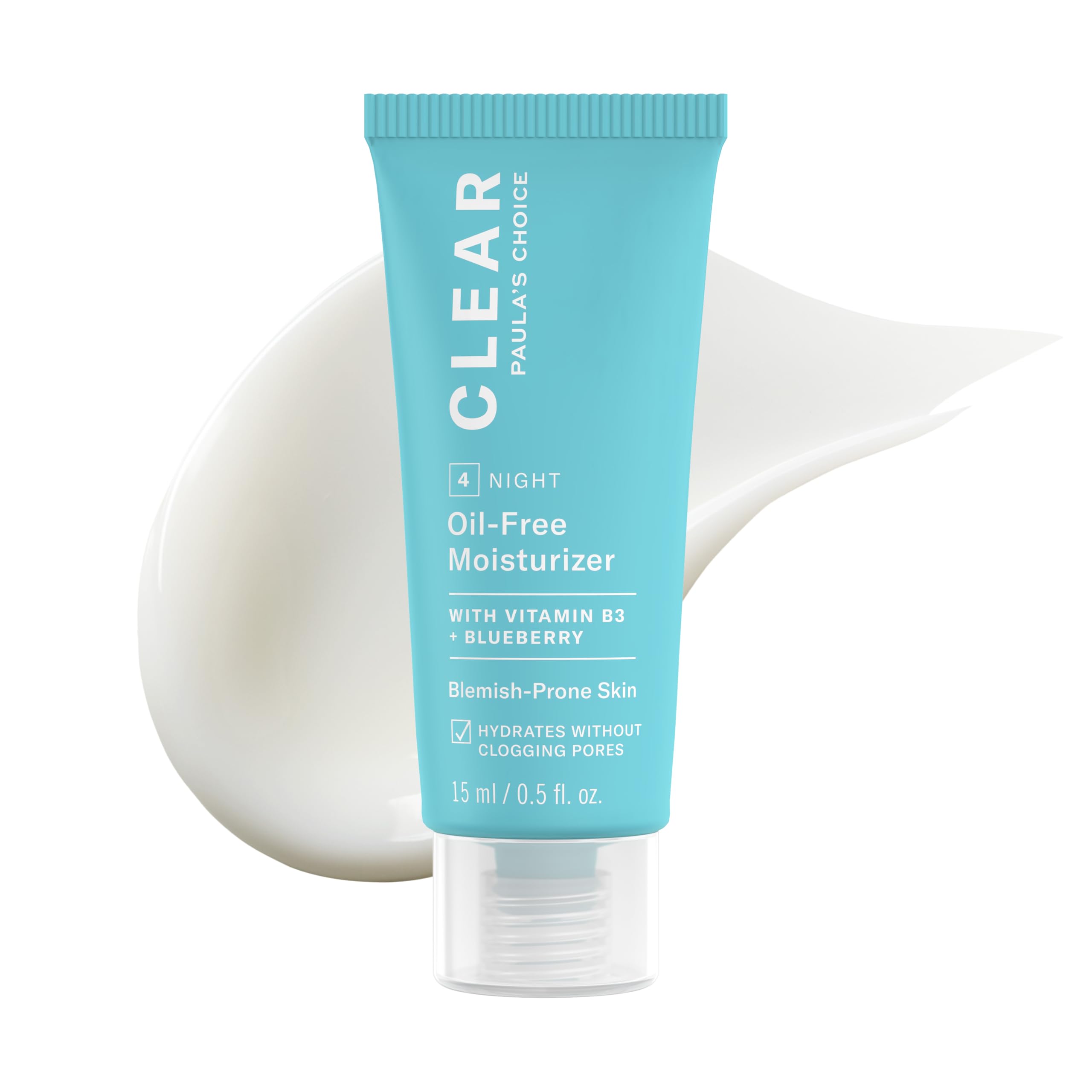 Paula's Choice CLEAR Oil-Free Lightweight Face Moisturizer | Hyaluronic Acid for Acne-Prone Skin with Pore-Minimizing Niacinamide & Soothing Antioxidants, Calms Redness