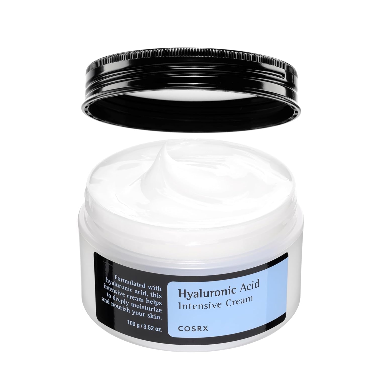 COSRX Hyaluronic Acid Cream, Daily Moisturizer for Sensitive Skin, 3.52 oz