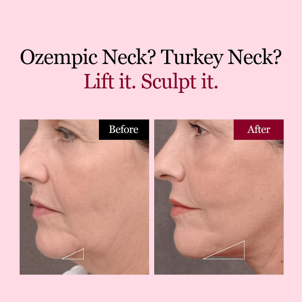 ROUND LAB Camellia Deep Collagen V Lifting Gel Mask 14ea | Double-chin Turkey Neck Instant Face Lifting Mask, Cooling and Depuffing Face Toning Belt, Firming Sagging Skin, Korean Skin Care, 10g/0.35oz