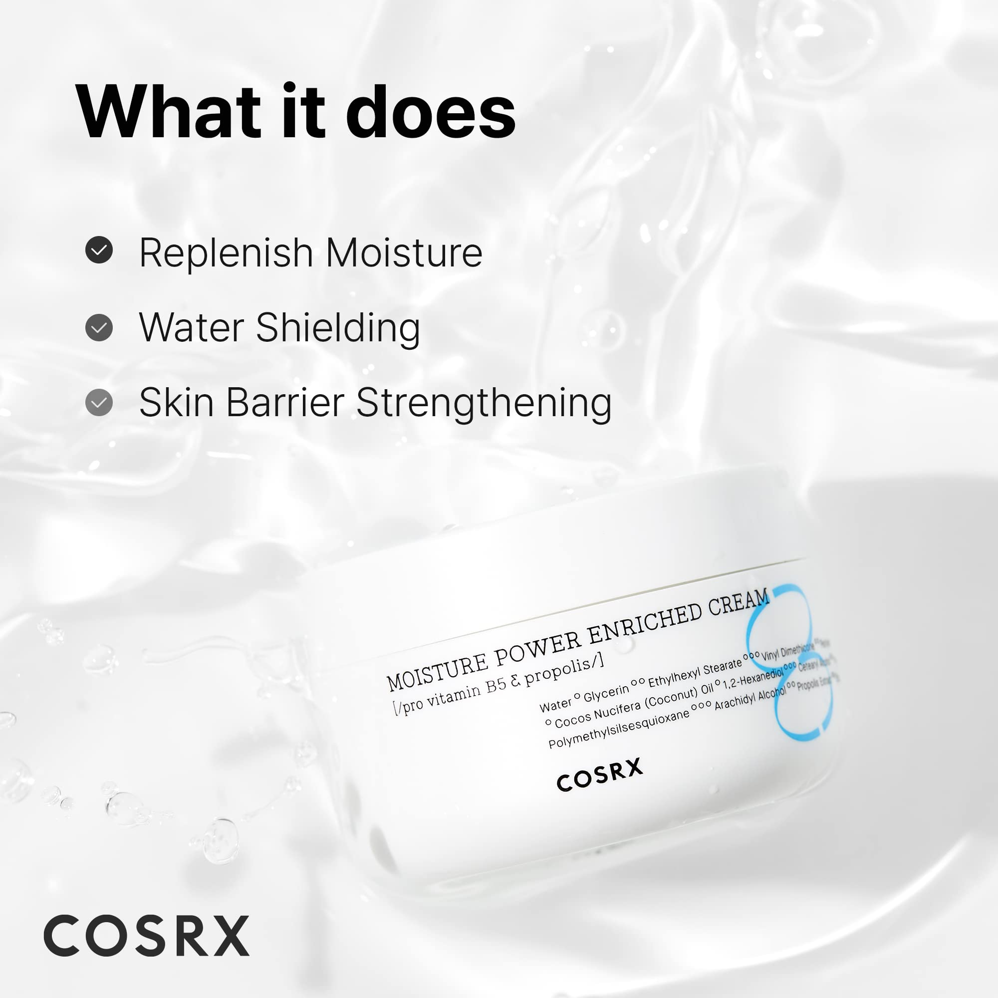 COSRX Hyaluronic Acid Moisturizer with Vitamin B5 & Panthenol, 1.69 fl.oz
