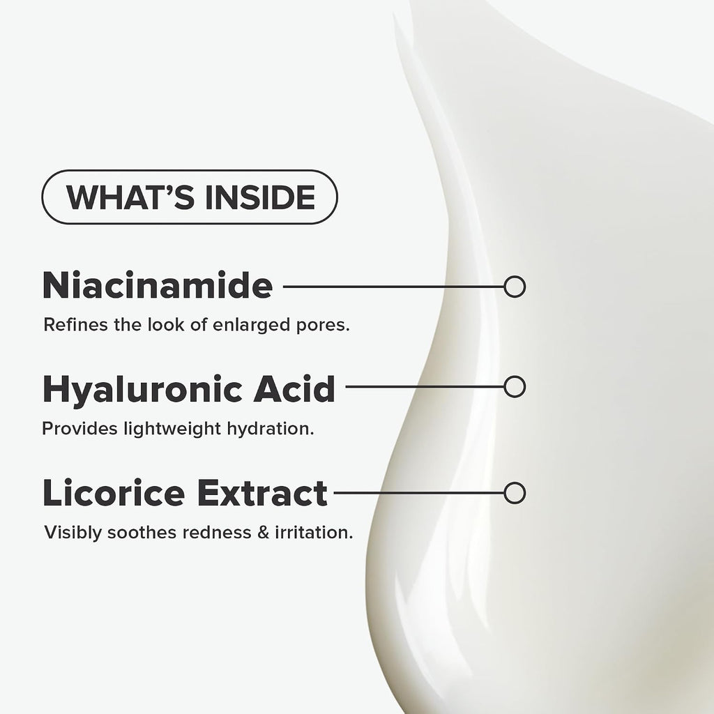 Paula's Choice CLEAR Oil-Free Lightweight Face Moisturizer | Hyaluronic Acid for Acne-Prone Skin with Pore-Minimizing Niacinamide & Soothing Antioxidants, Calms Redness