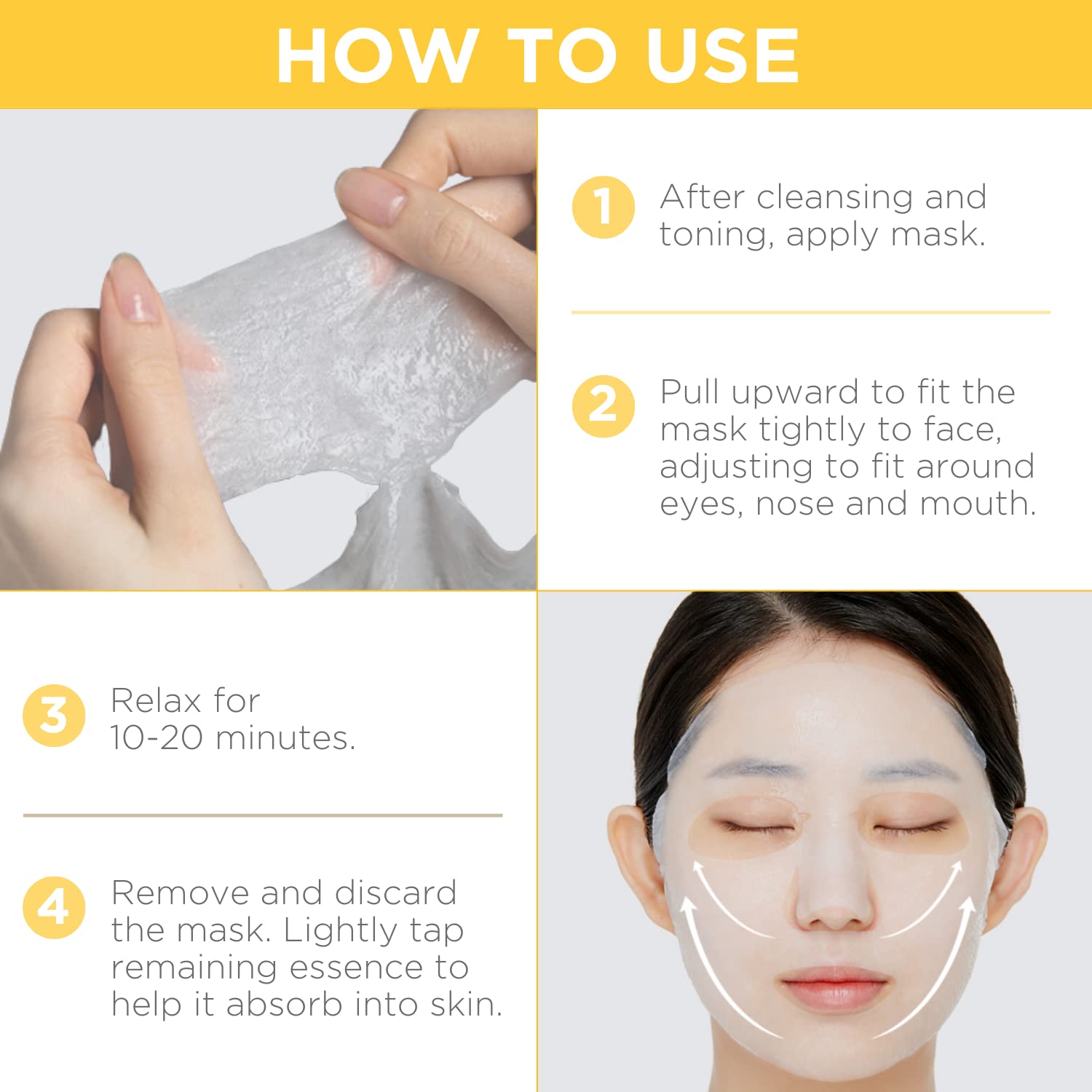 Mediheal Best Korean Hyaluronate Watermide Essential Face Mask - Hydrating and Moisturizing Sheet Masks With Hyalu Active 3x For All Skin Types (10 Count)