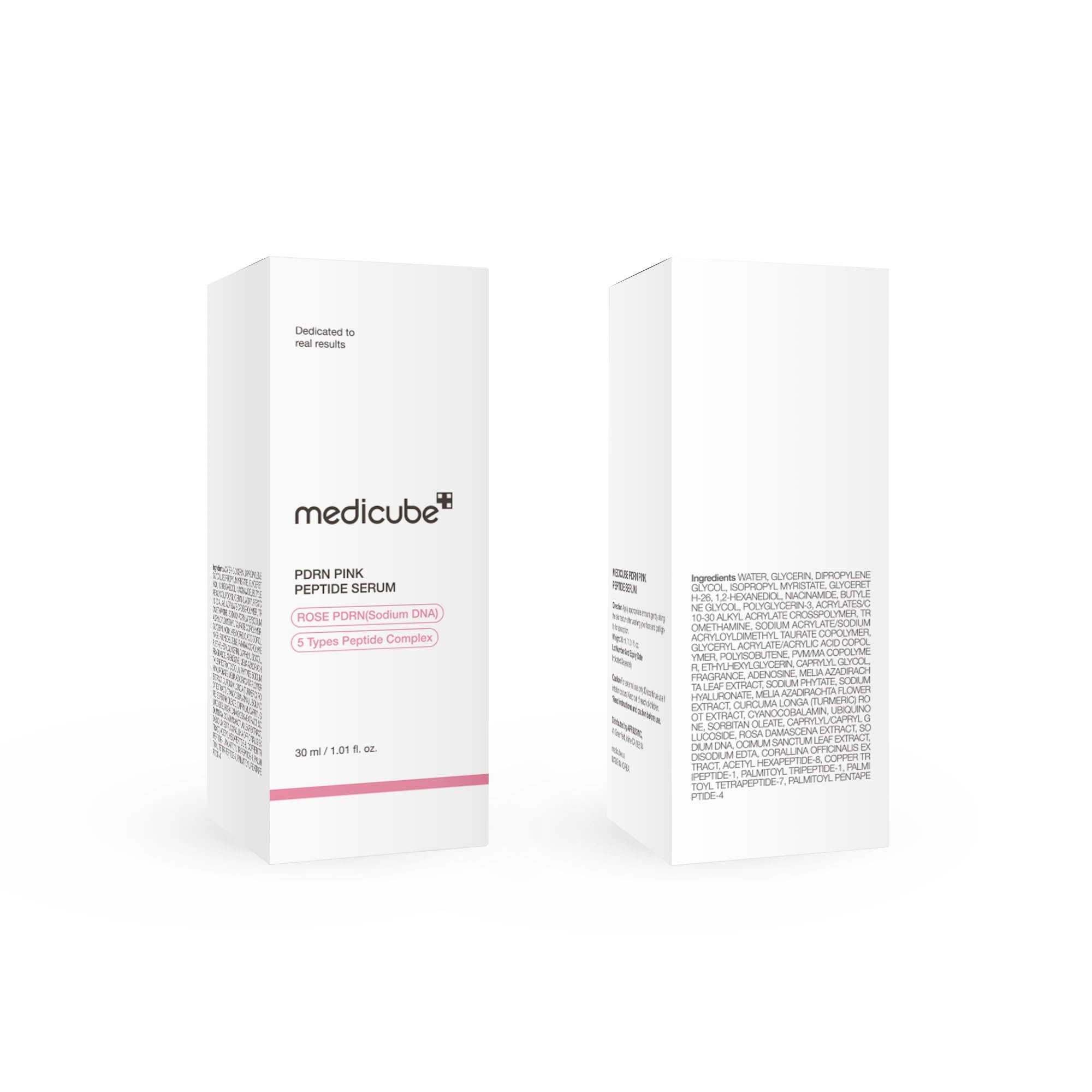 medicube PDRN Pink Peptide Serum with Rose PDRN
