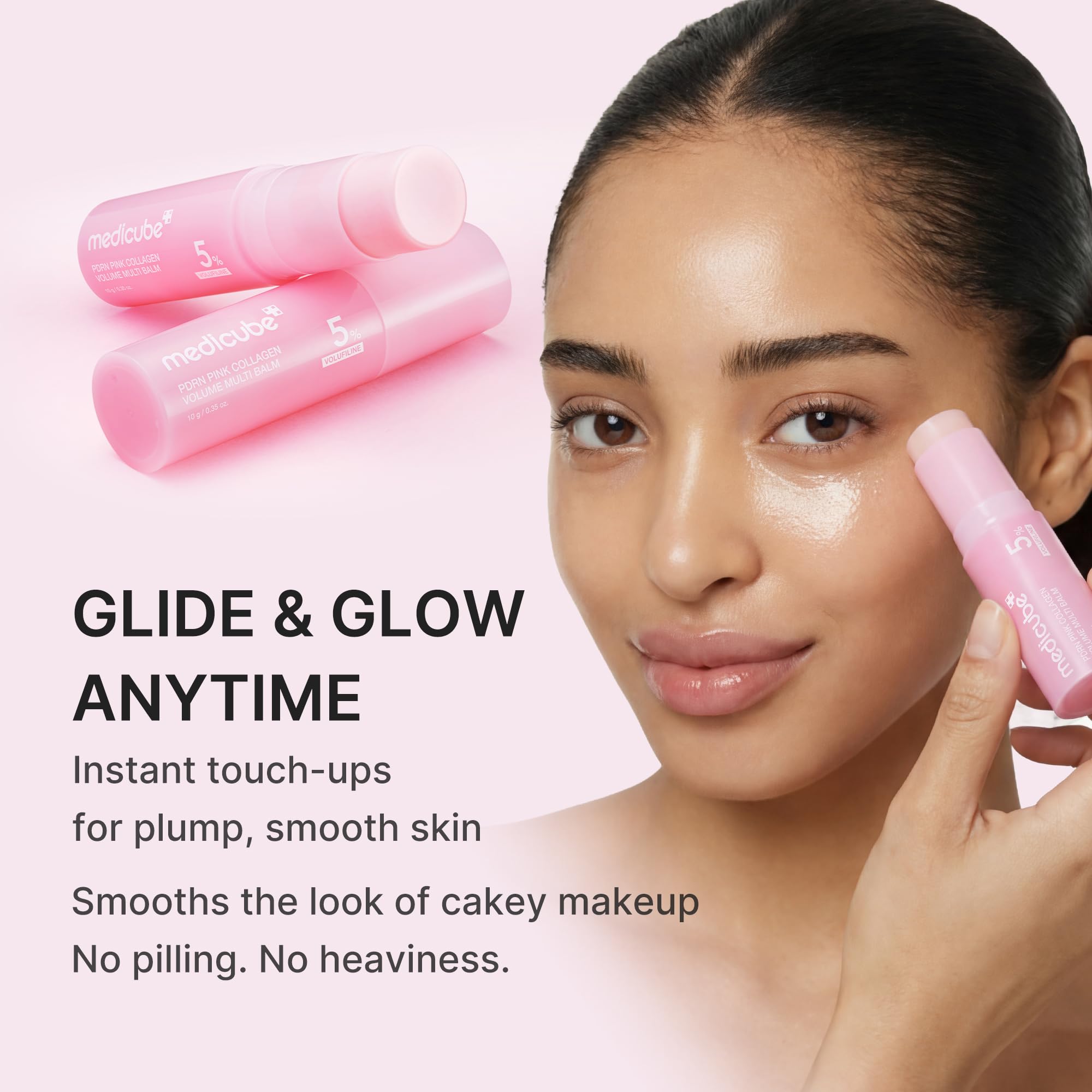 medicube PDRN Pink Collagen Volume Multi Balm Stick - Face & Body Balm
