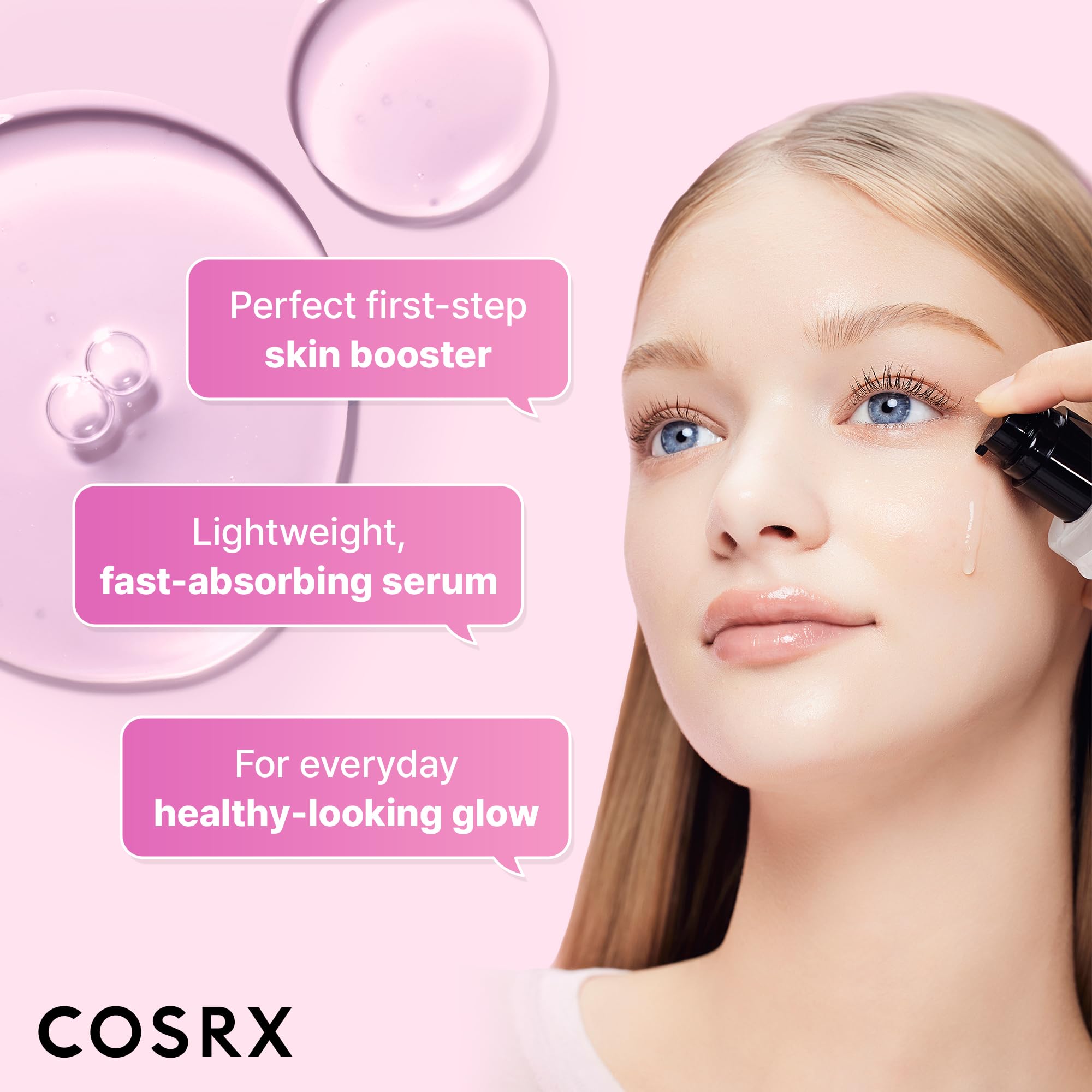 COSRX 6X Peptide Collagen Skin Booster Toner Serum for Dull Skin, 5.07 oz