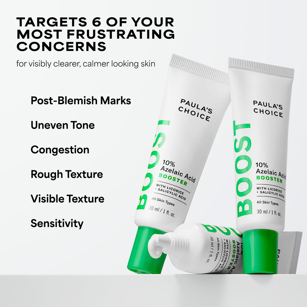 Paula's Choice BOOST 10% Azelaic Acid Booster Cream Gel, 1 Fl Oz