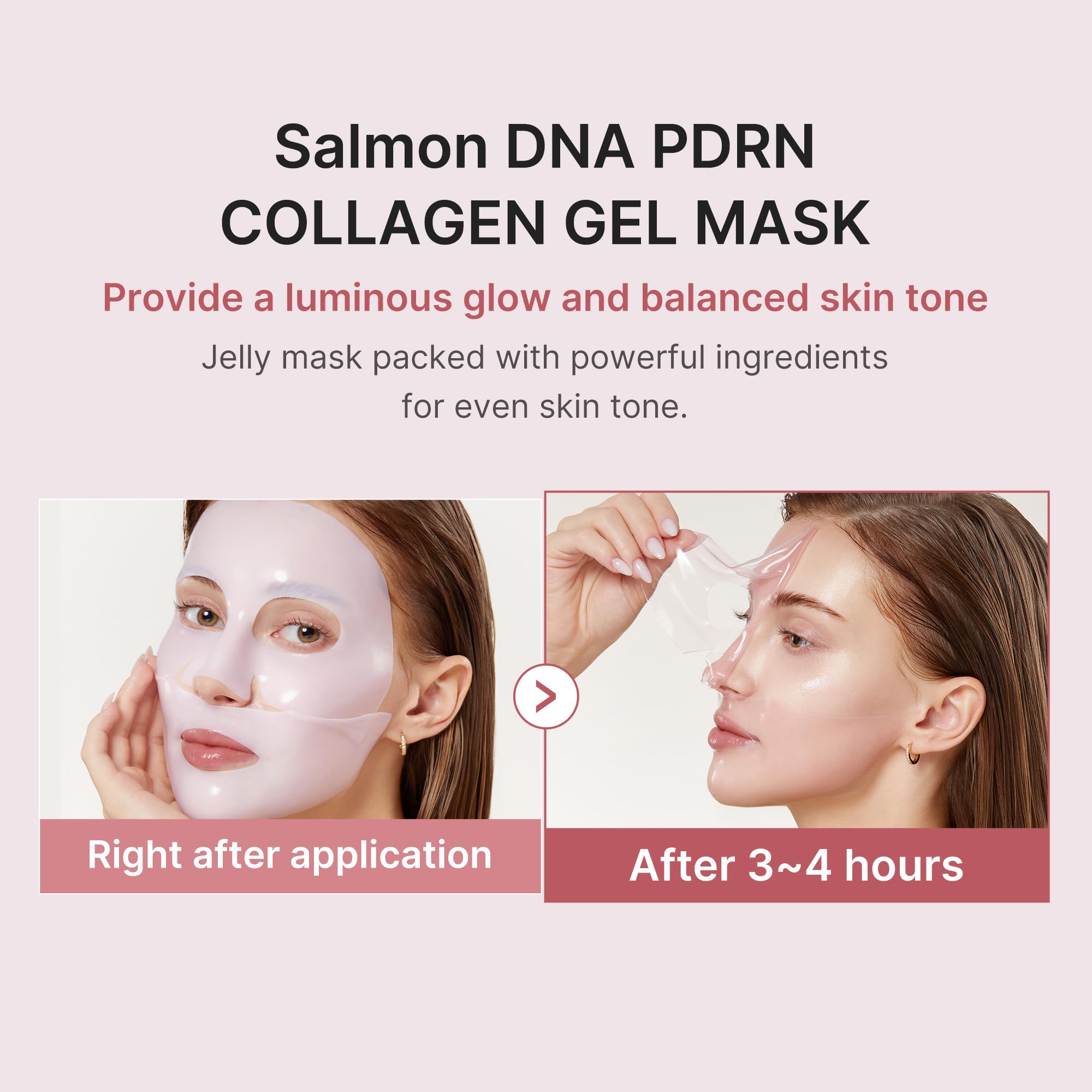 medicube PDRN Jelly Duo - PDRN Collagen Gel Mask and Gel Toner Pad