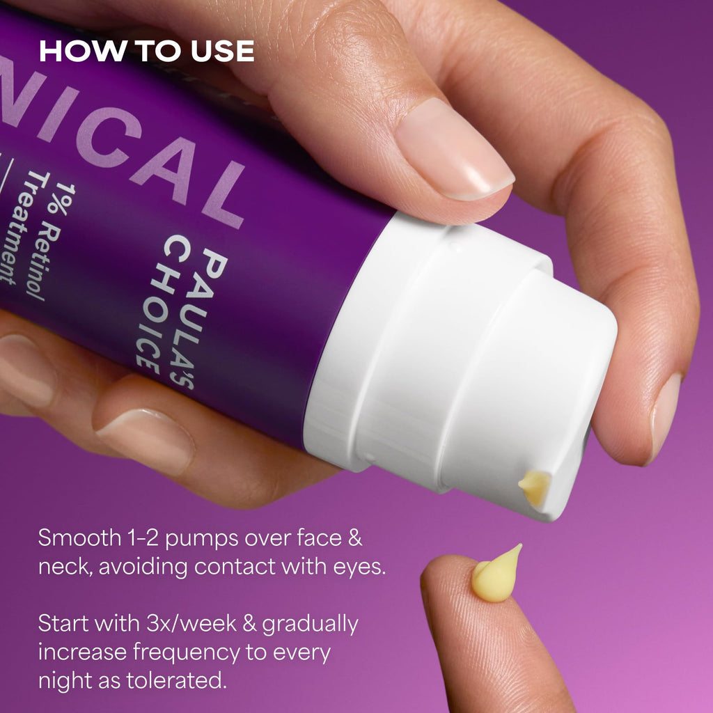 Paula's Choice CLINICAL 1% Retinol Face Treatment with Peptides, 1 Fl Oz