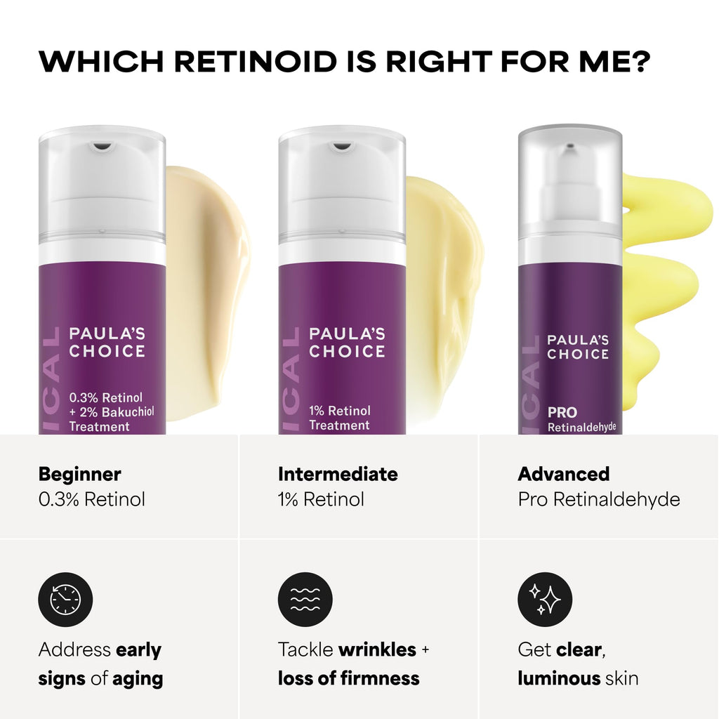 Paula's Choice CLINICAL 1% Retinol Face Treatment with Peptides, 1 Fl Oz