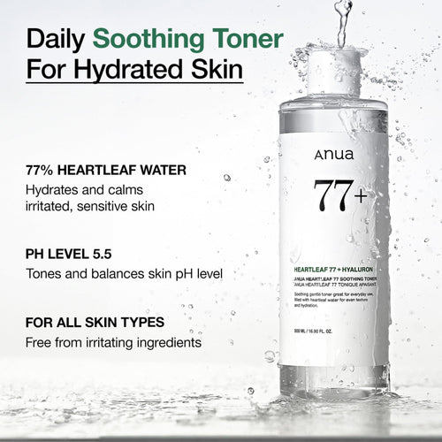 Anua Heartleaf 77 Soothing Toner, 8.45 fl.oz