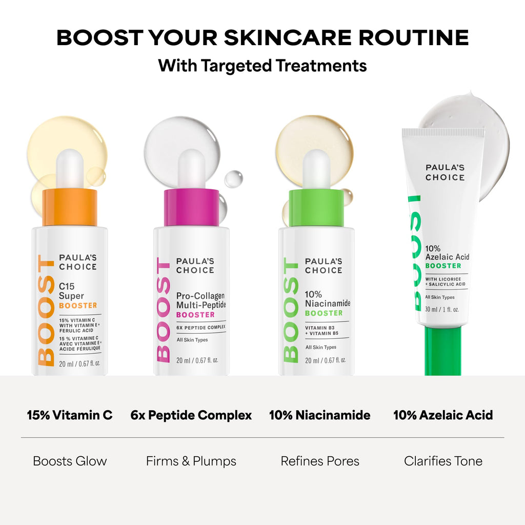 Paula's Choice BOOST 10% Azelaic Acid Booster Cream Gel, 1 Fl Oz