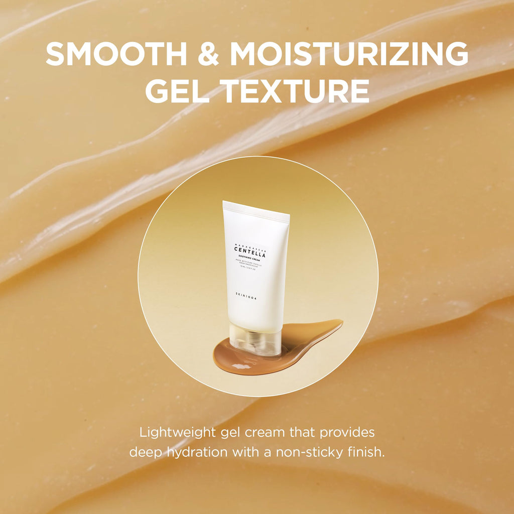 SKIN1004 Centella Soothing Cream, Face Moisturizer with Centella Asiatica, Korean Centella Moisturizer Cream for Soothing & Skin Barrier Support, Cica Gel Cream, Korean Skin Care, 2.53 fl.oz / 75ml
