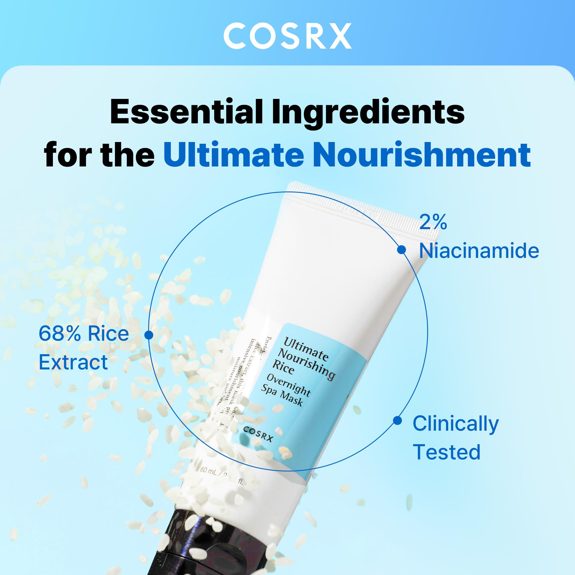 COSRX PDRN Exosome Overnight Face Mask, Korean Glass Skin Glow, 1.69 fl oz | +123% Hydration, Instant Glow, Glass Skin Finish, Elasticity & Firmness, PDRN Exosome Overnight Face Mask, Korean Skin Care