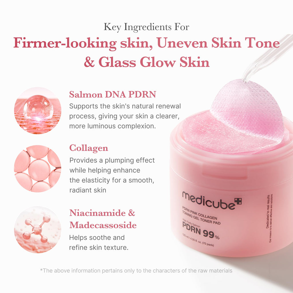 medicube PDRN Jelly Duo - PDRN Collagen Gel Mask and Gel Toner Pad