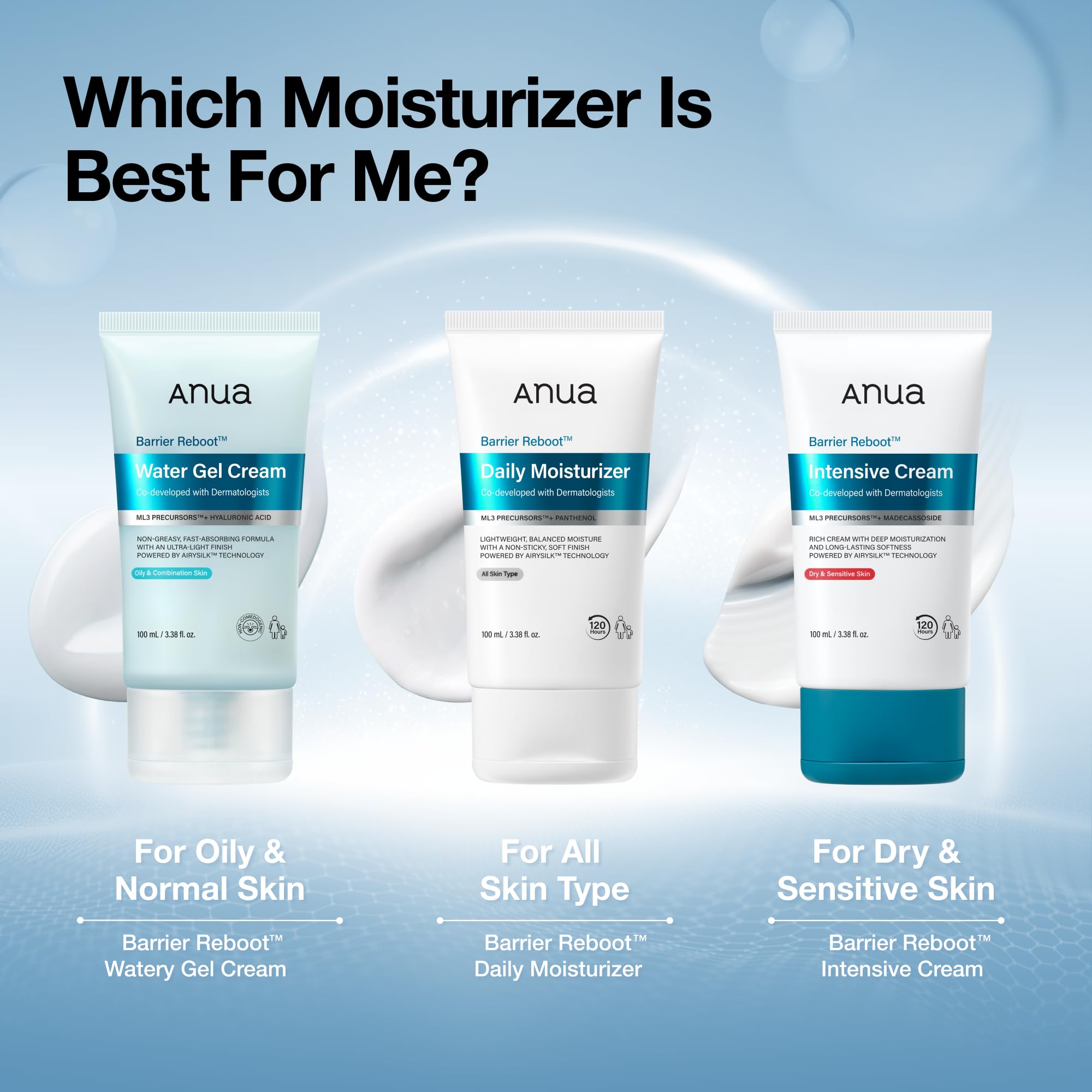 ANUA Barrier Reboot Daily Moisturizer, 3.38 fl oz