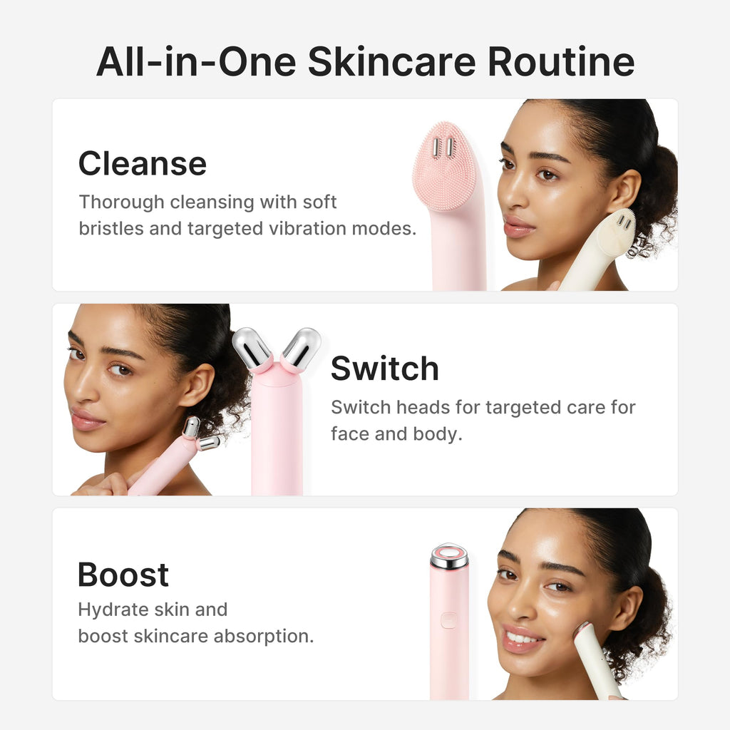 medicube Mini Booster Pro Plus Full Facial Device Set - Glow Boost, Beige