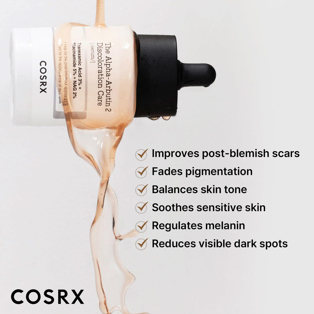 COSRX Serum Duo - 2% Alpha Arbutin Discoloration Care + 15% Niacinamide Face Serum