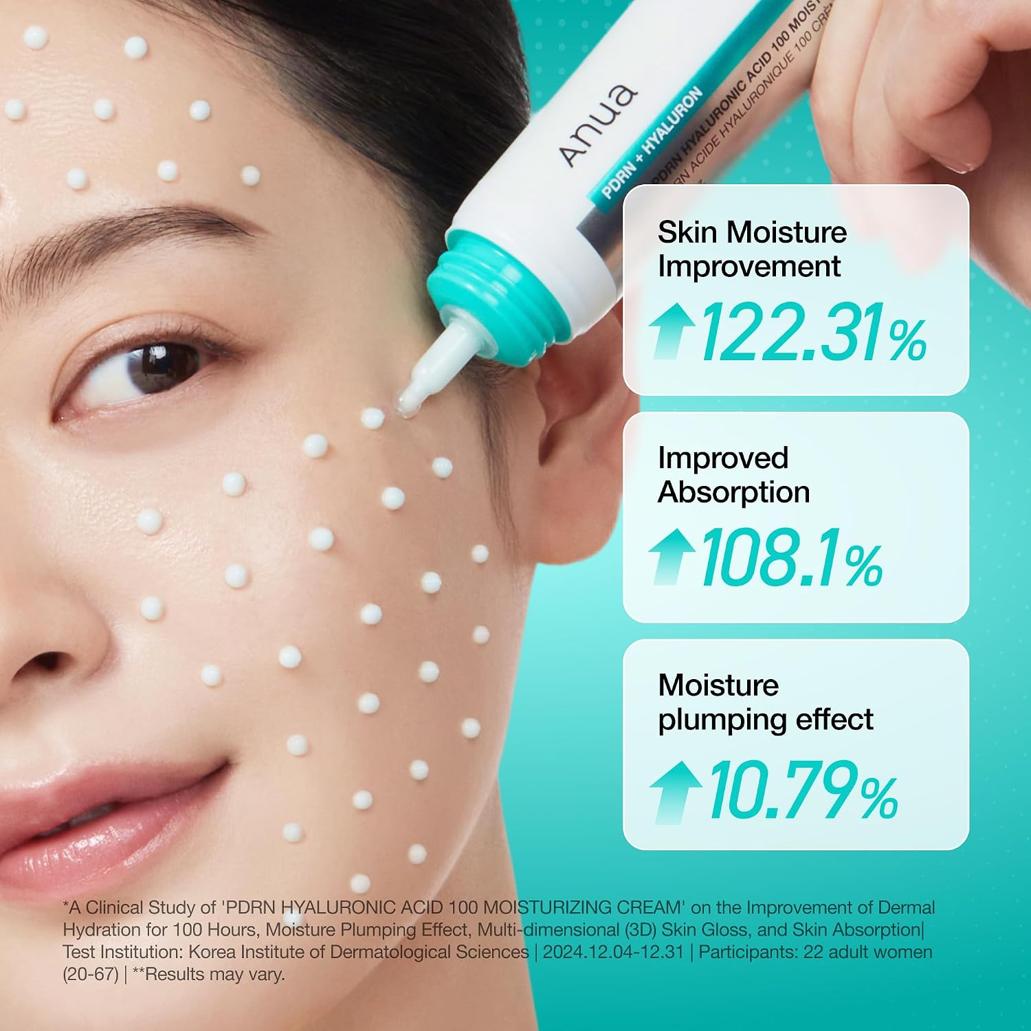 ANUA Viral Face Cream Duo | PDRN Hyaluronic Acid 100 Moisturizing Cream & Collagen Retinol Refining Gua Sha Cream, Hydrating Care Set, Korean Skincare