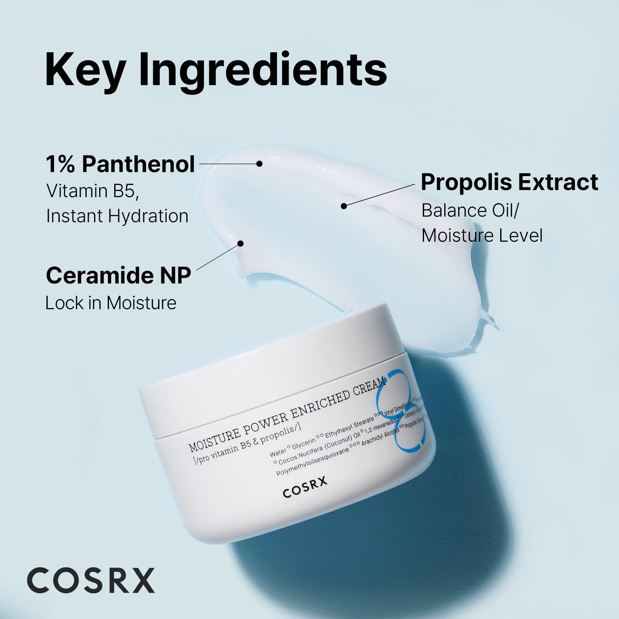 COSRX Hyaluronic Acid Moisturizer with Vitamin B5 & Panthenol, 1.69 fl.oz
