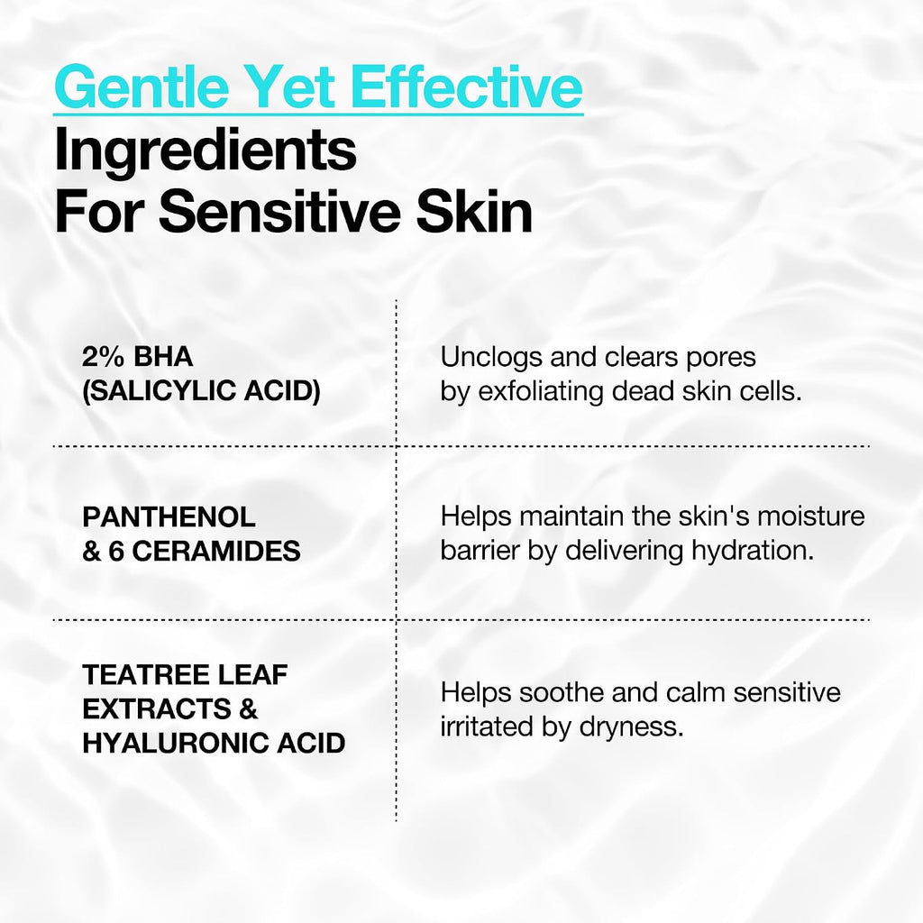 Anua BHA 2 Gentle Exfoliating Toner with Salicylic Acid, 5.07 fl.oz | Daily Facial Toner for Pore Care and Smooth Skin, Lightweight Texture with BHA & 6 Ceramides, for Sensitive Skin