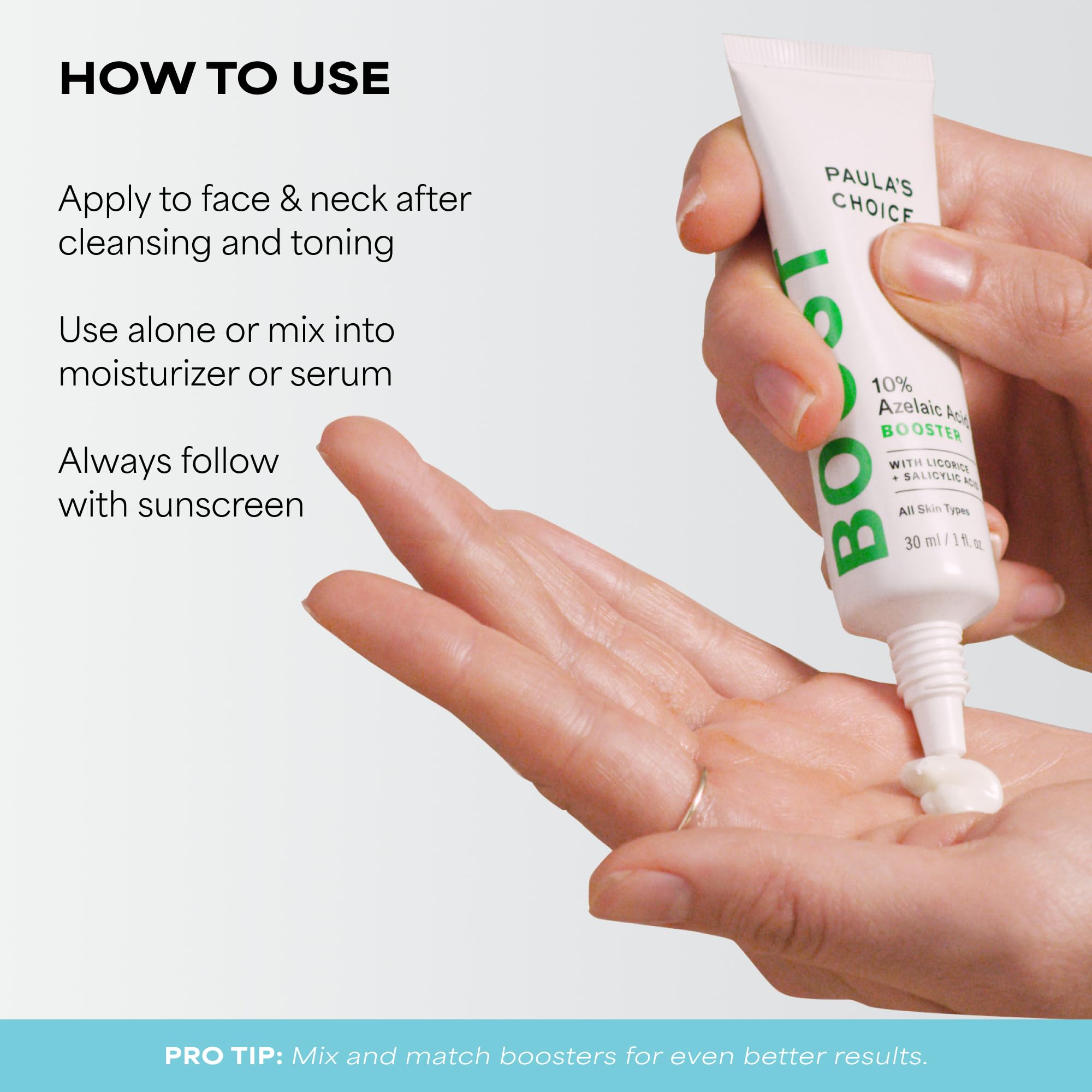 Paula's Choice BOOST 10% Azelaic Acid Booster Cream Gel, 1 Fl Oz