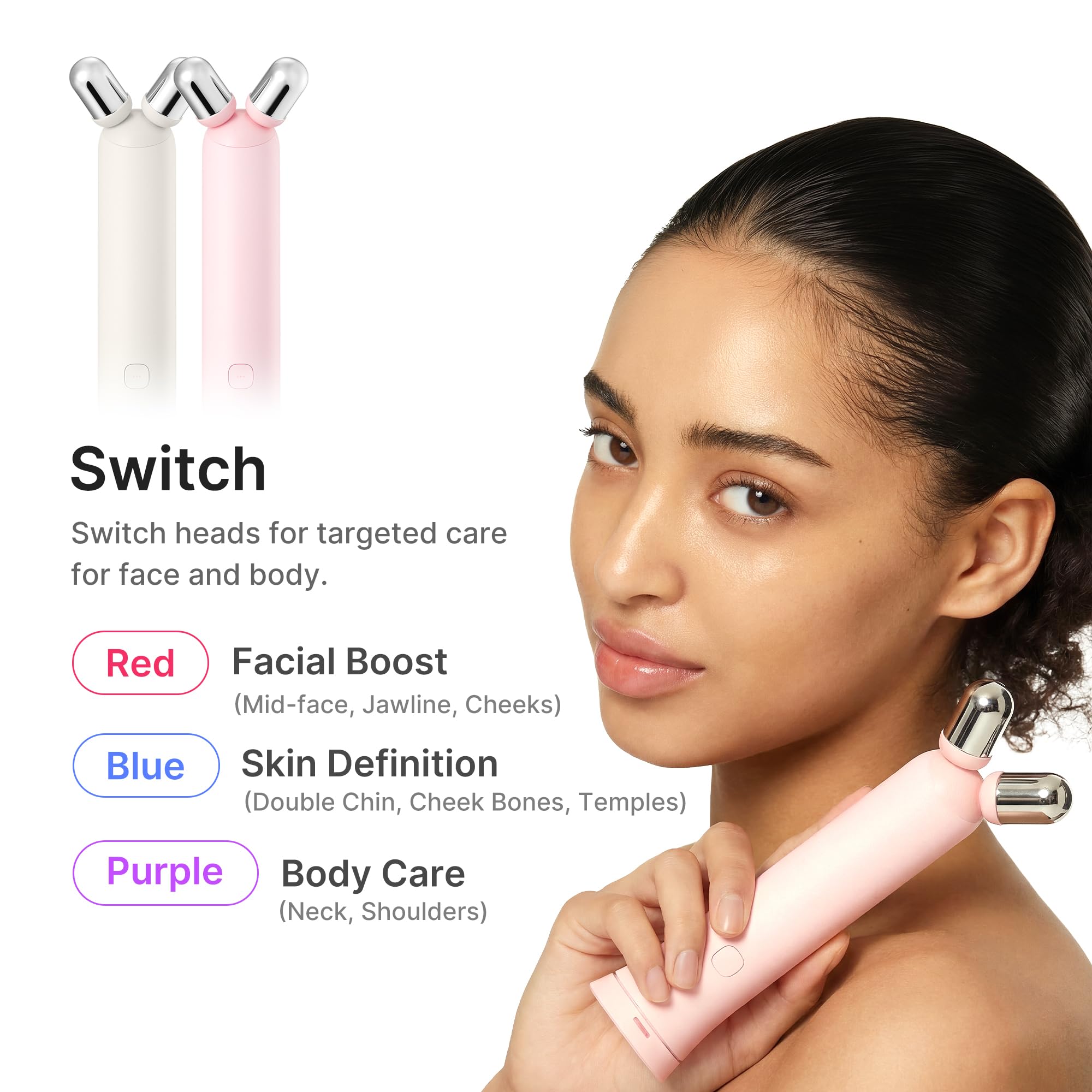 medicube Mini Booster Pro Plus Full Facial Device Set - Glow Boost, Beige