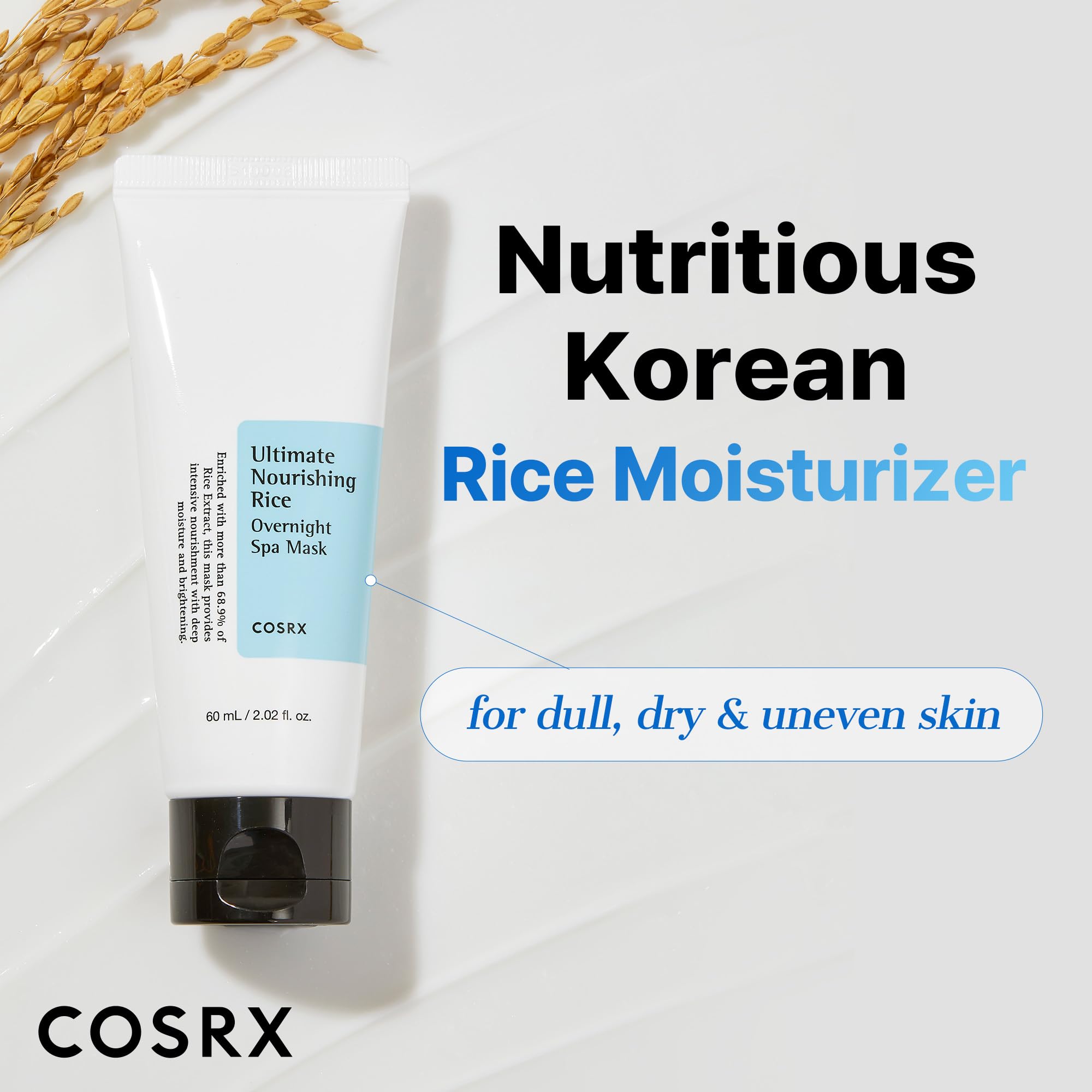 COSRX PDRN Exosome Overnight Face Mask, Korean Glass Skin Glow, 1.69 fl oz | +123% Hydration, Instant Glow, Glass Skin Finish, Elasticity & Firmness, PDRN Exosome Overnight Face Mask, Korean Skin Care