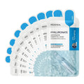 Mediheal Best Korean Hyaluronate Watermide Essential Face Mask - Hydrating and Moisturizing Sheet Masks With Hyalu Active 3x For All Skin Types (10 Count)