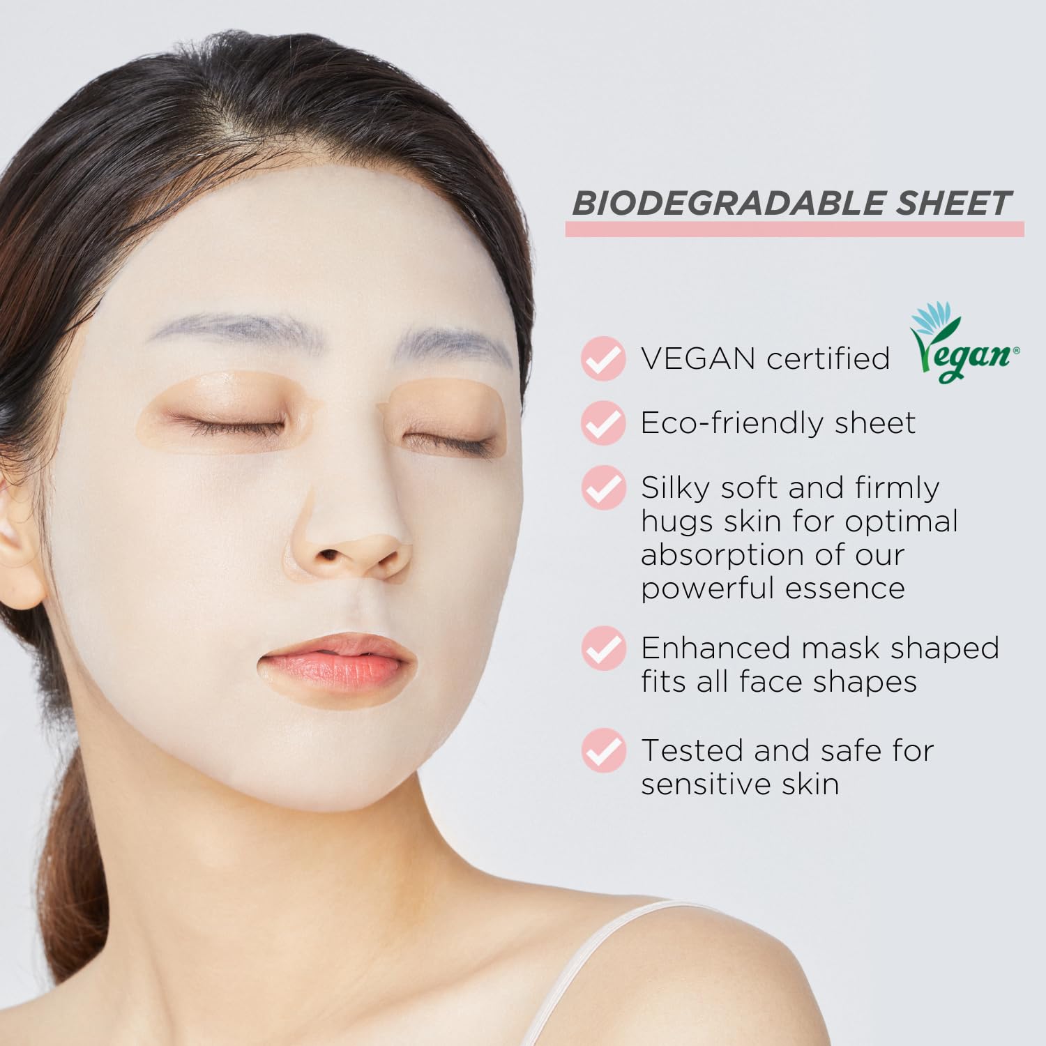 Mediheal Best Korean Hyaluronate Watermide Essential Face Mask - Hydrating and Moisturizing Sheet Masks With Hyalu Active 3x For All Skin Types (10 Count)