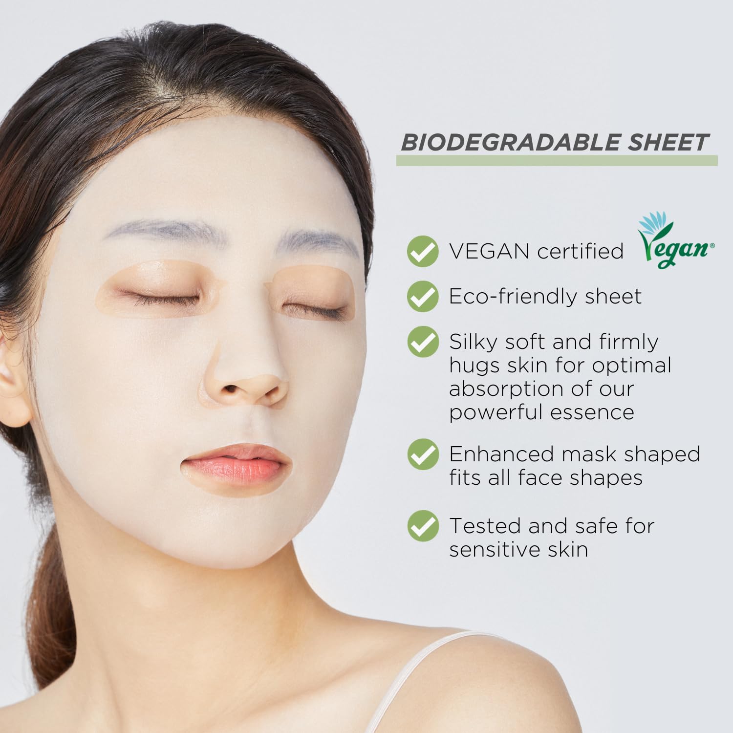 Mediheal Best Korean Hyaluronate Watermide Essential Face Mask - Hydrating and Moisturizing Sheet Masks With Hyalu Active 3x For All Skin Types (10 Count)