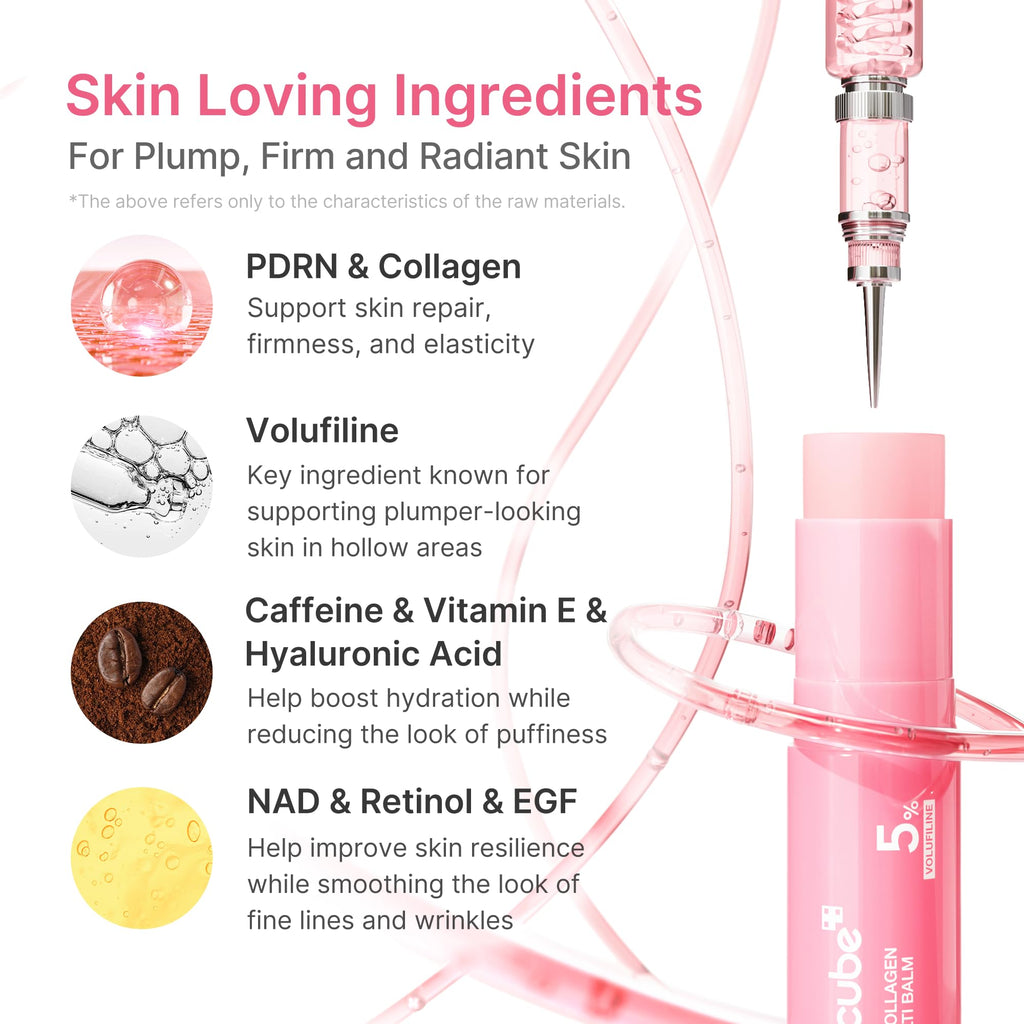 medicube PDRN Pink Collagen Volume Multi Balm Stick - Face & Body Balm