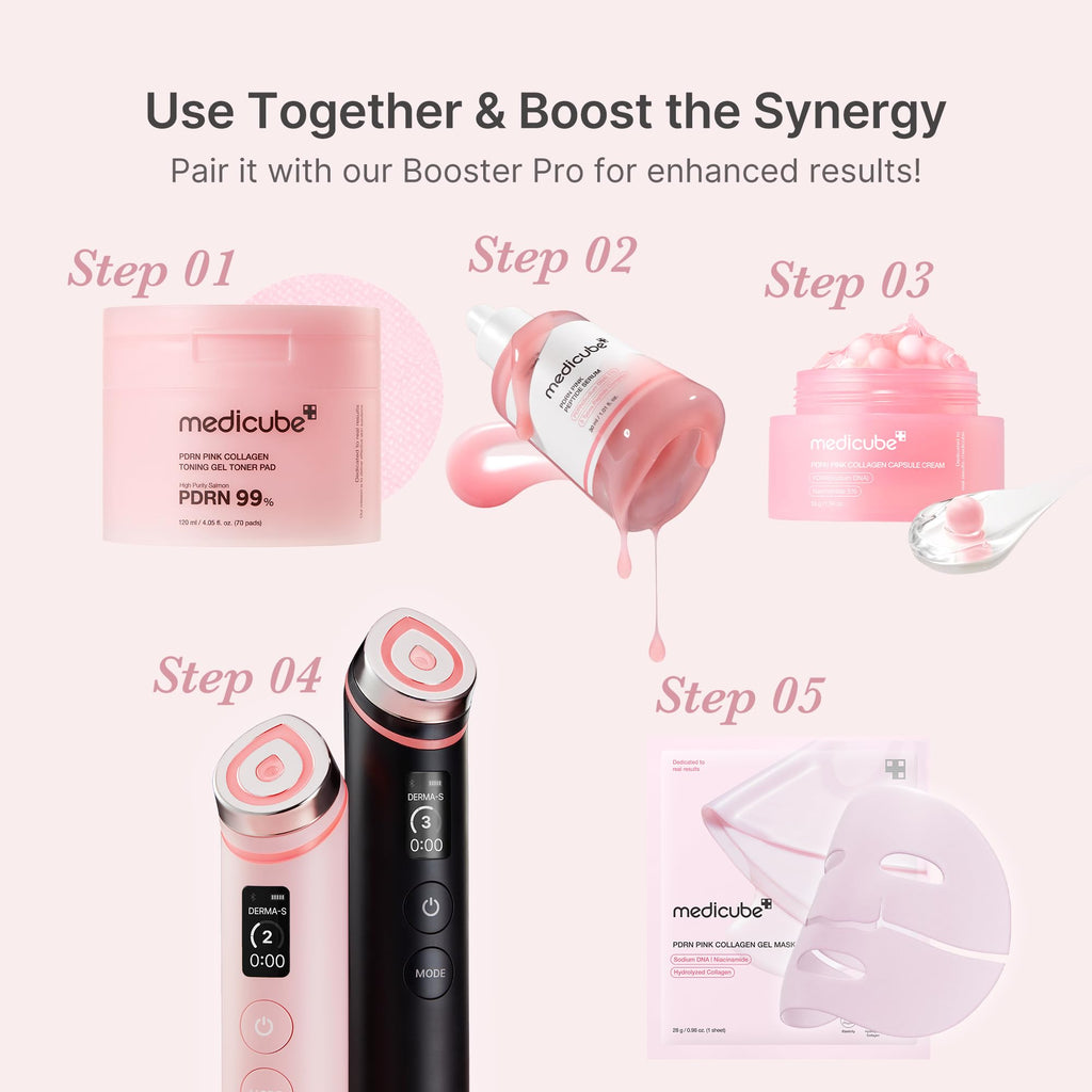 medicube PDRN Pink Peptide Serum with Rose PDRN