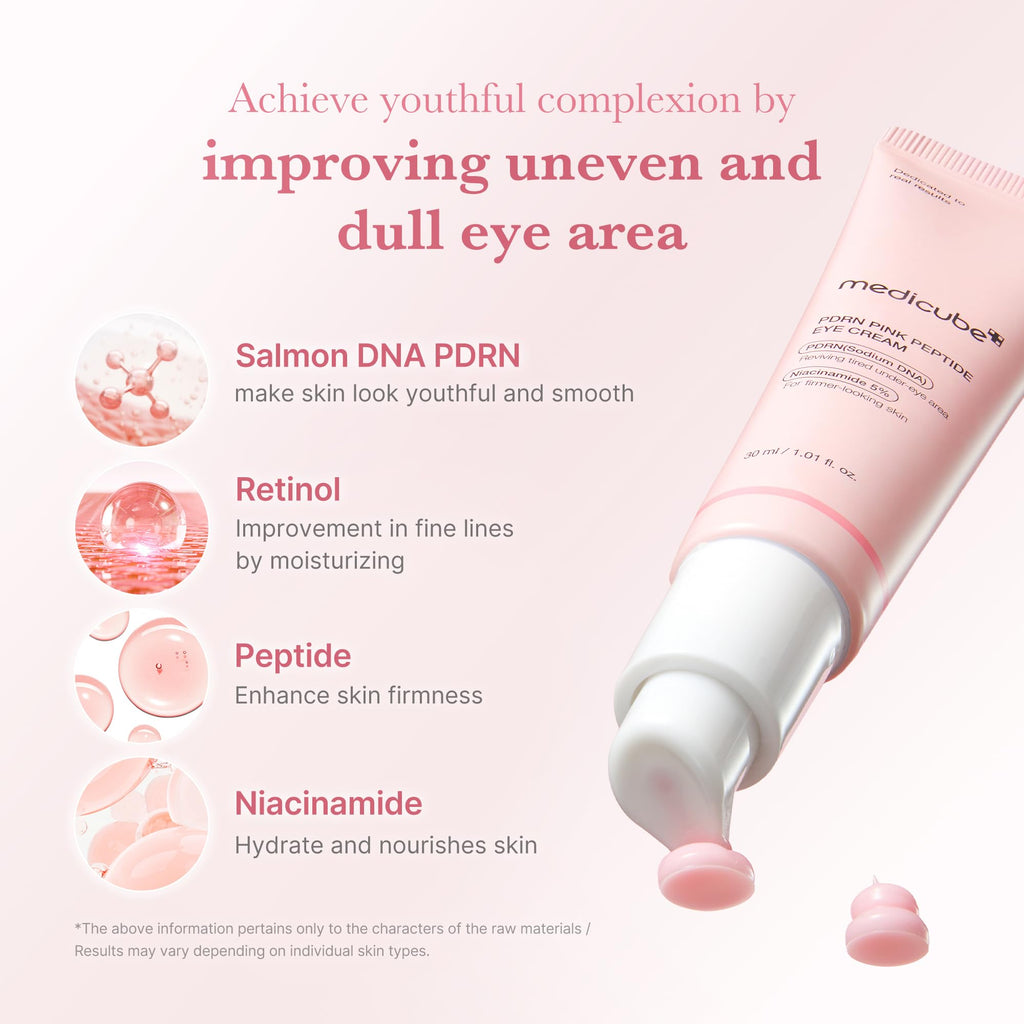 medicube Eye Serum with Salmon DNA PDRN & Pink Peptides