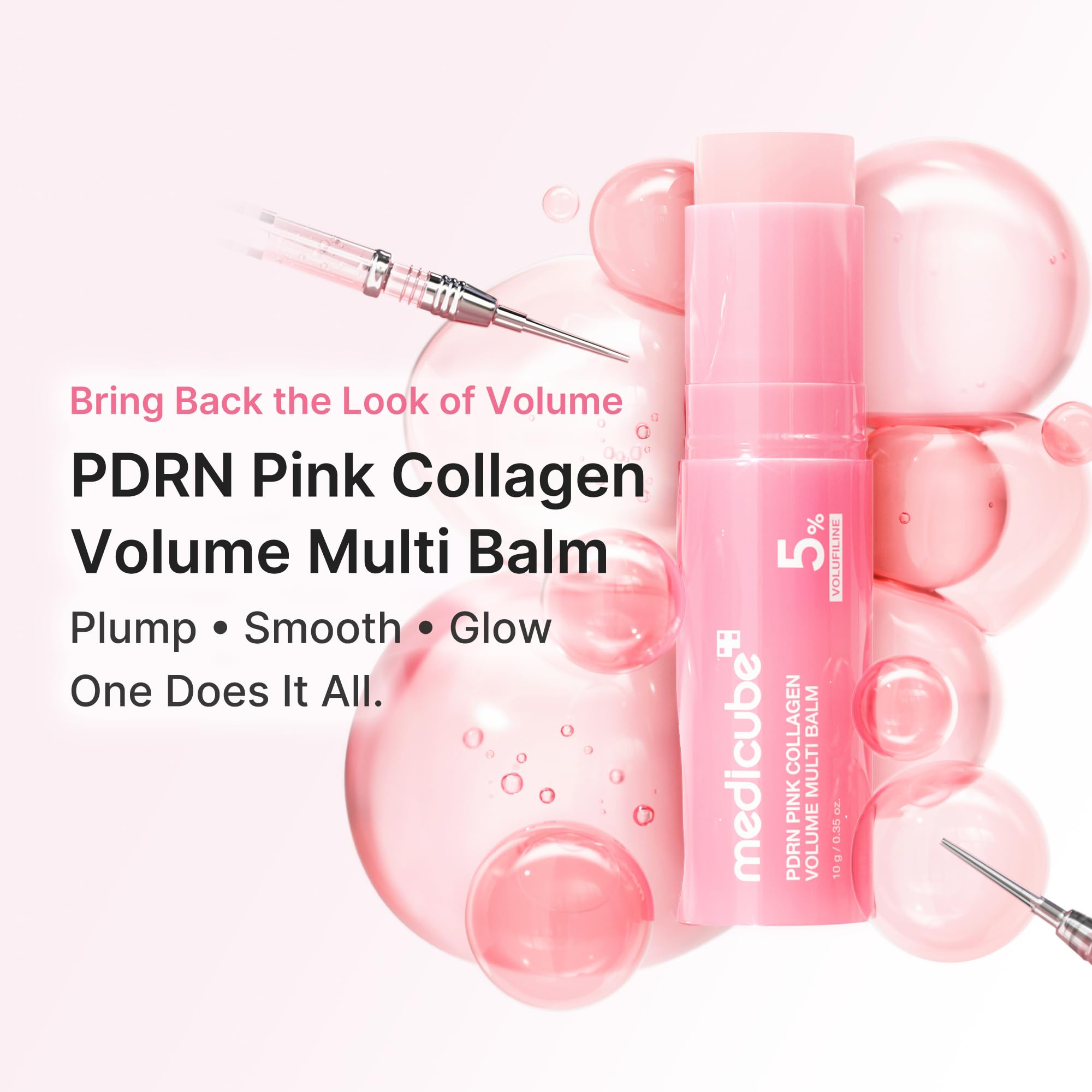 medicube PDRN Pink Collagen Volume Multi Balm Stick - Face & Body Balm