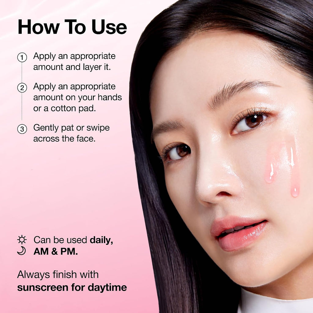 Anua Niacinamide Tranexamic Acid Brightening Booster Toner, 8.45 fl oz | Lightweight Pink Essence Toner for Dark Spot Care, Glow & Skin Clarity, Korean Skincare