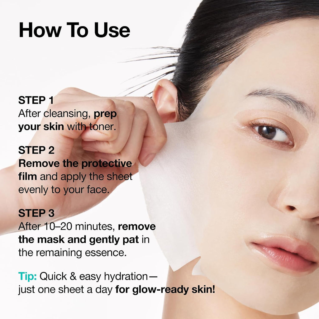 Anua PDRN Hyaluronic Acid Capsule 100 Serum Mask, 10ea | Hydrating & Soothing Face Mask for Glass Skin, Dewy Glow and Firm Looking Skin, Salmon DNA & Collagen, Lightweight Texture