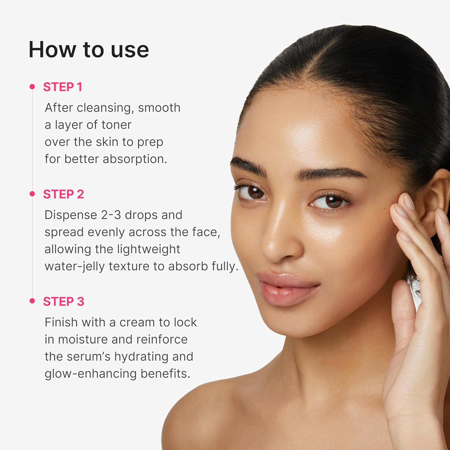 medicube PDRN Pink Collagen Glow Jelly Serum | Lightweight Water-Jelly For Plump & Supple Skin - Radiance & Elasticity Care, Korean Skin Care 1.01 fl.oz