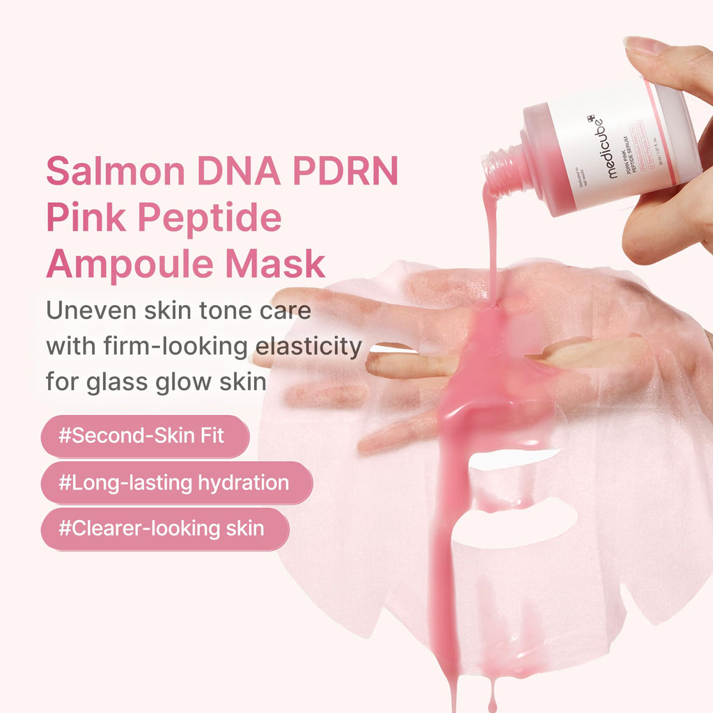 medicube PDRN Pink Peptide Ampoule Sheet Mask 10EA
