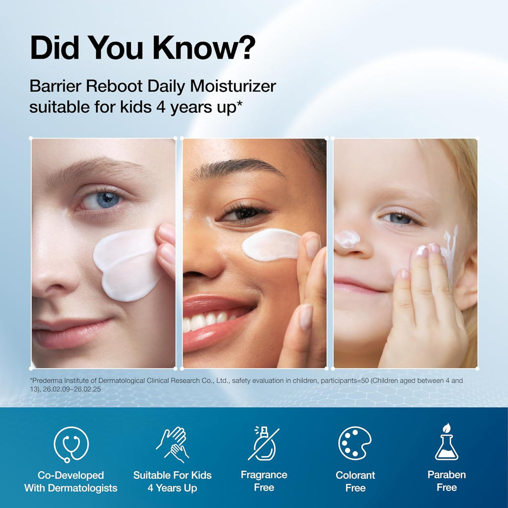 ANUA Barrier Reboot Daily Moisturizer, 3.38 fl oz | Ceramide Barrier Care Face Cream with Panthenol, Lightweight Hydration, Dermatologist Tested Korean Skincare