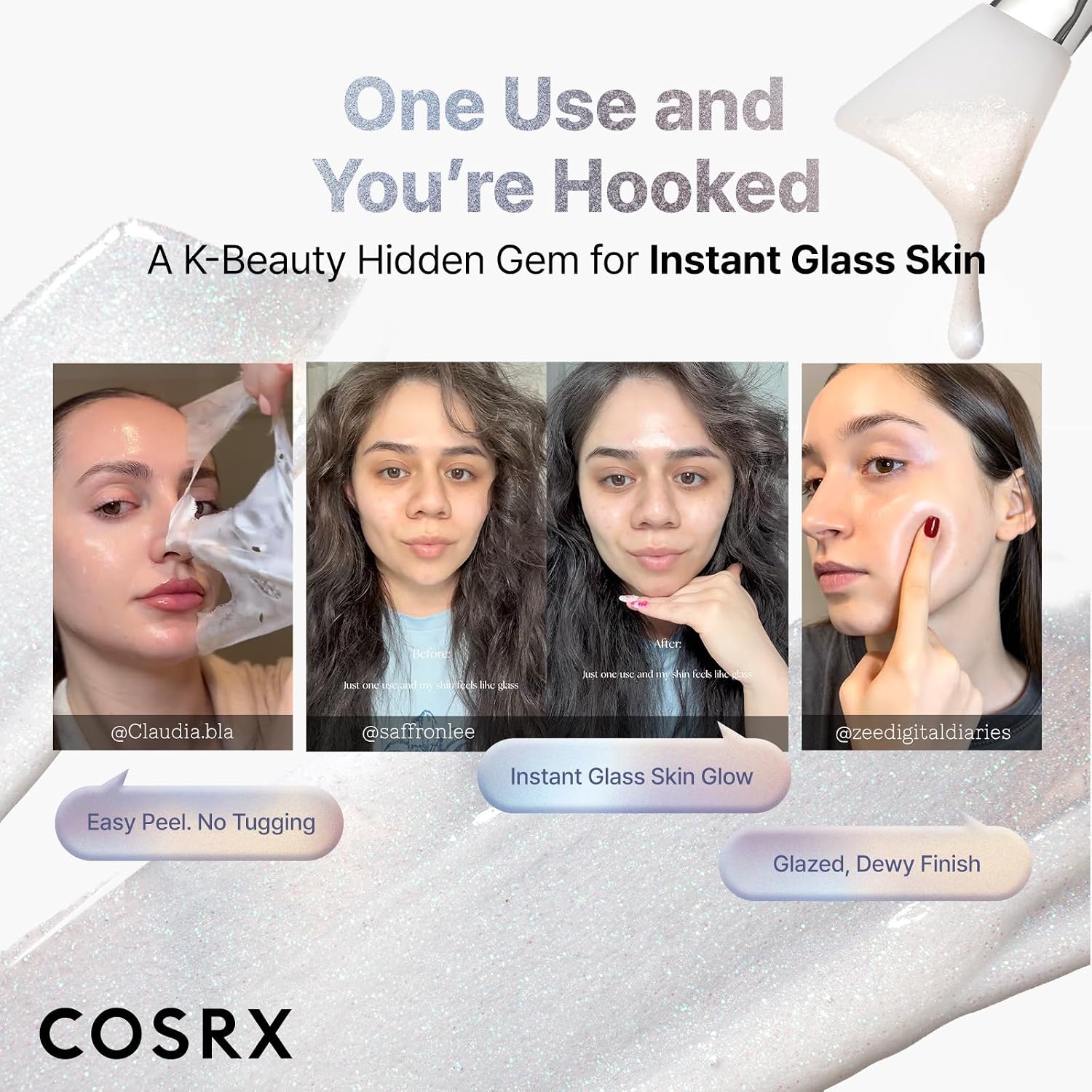 COSRX PDRN Exosome Overnight Face Mask, Korean Glass Skin Glow, 1.69 fl oz | +123% Hydration, Instant Glow, Glass Skin Finish, Elasticity & Firmness, PDRN Exosome Overnight Face Mask, Korean Skin Care