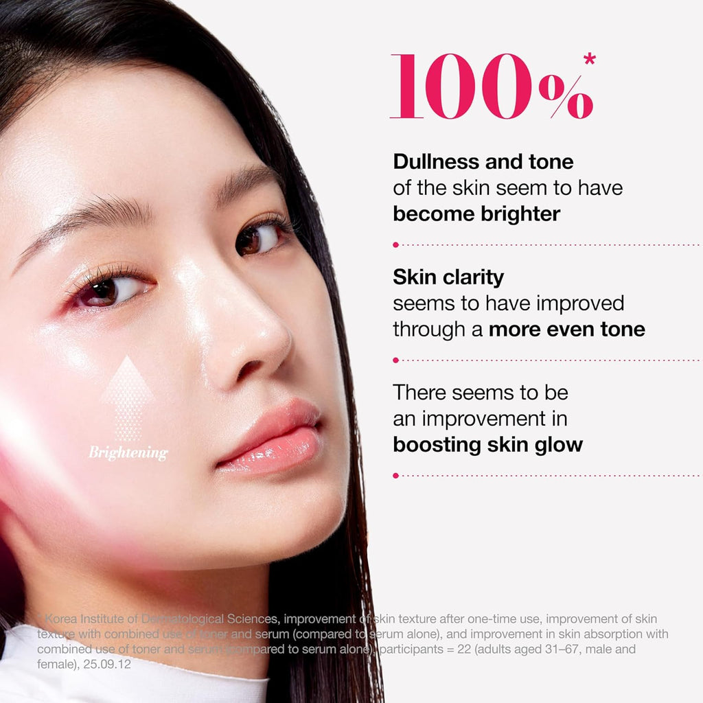 Anua Niacinamide Tranexamic Acid Brightening Booster Toner, 8.45 fl oz | Lightweight Pink Essence Toner for Dark Spot Care, Glow & Skin Clarity, Korean Skincare